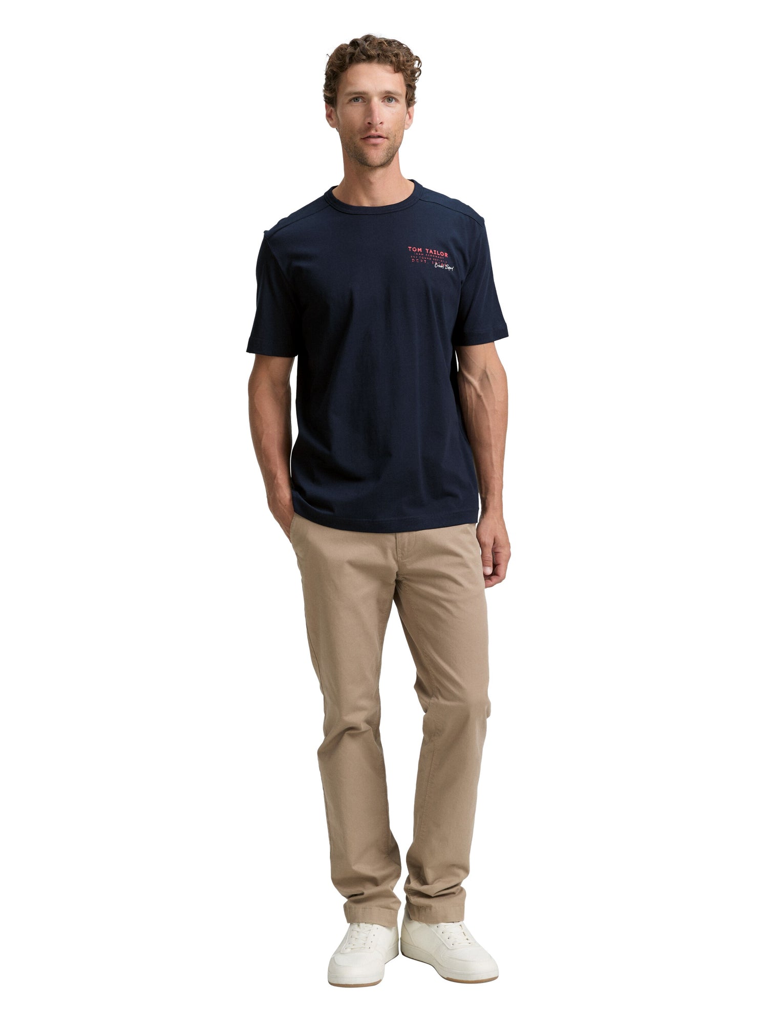 Tom Tailor Denim T-Shirt für Herren aus 100 % Baumwolle