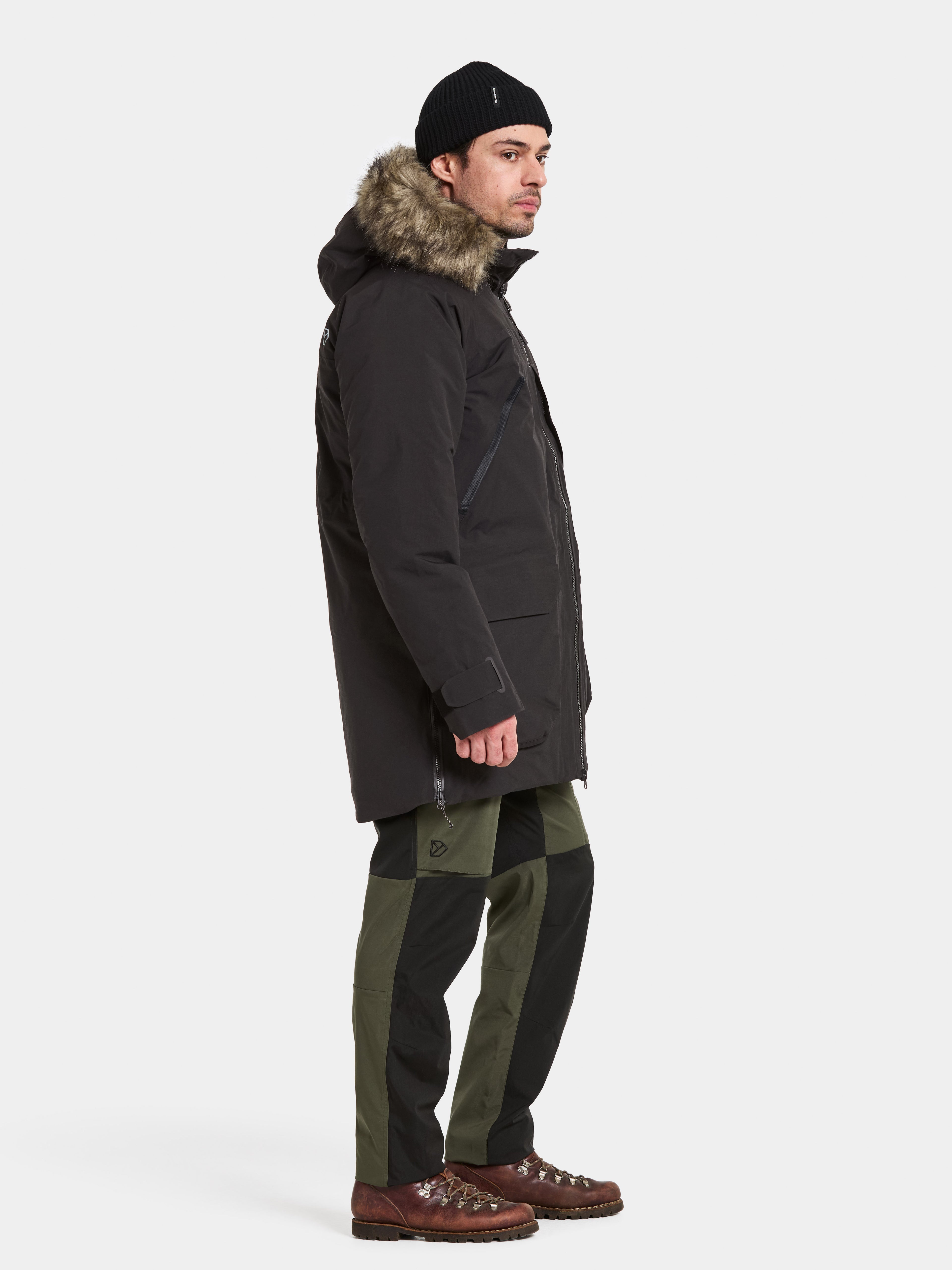 Outdoor Marke Herren Jacke mit Kapuze und reflektierenden Details