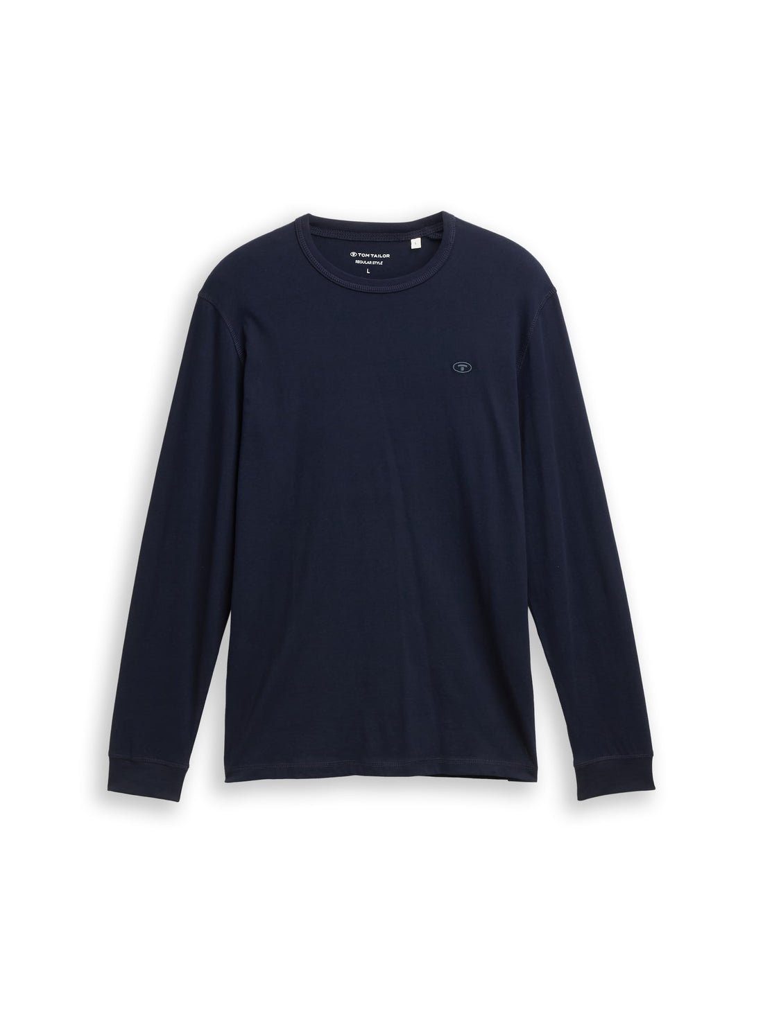 Tom Tailor Basic Longsleeve Erwachsene Männlich Logo-Stickerei