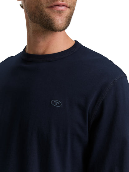 Tom Tailor Basic Longsleeve Erwachsene Männlich Logo-Stickerei