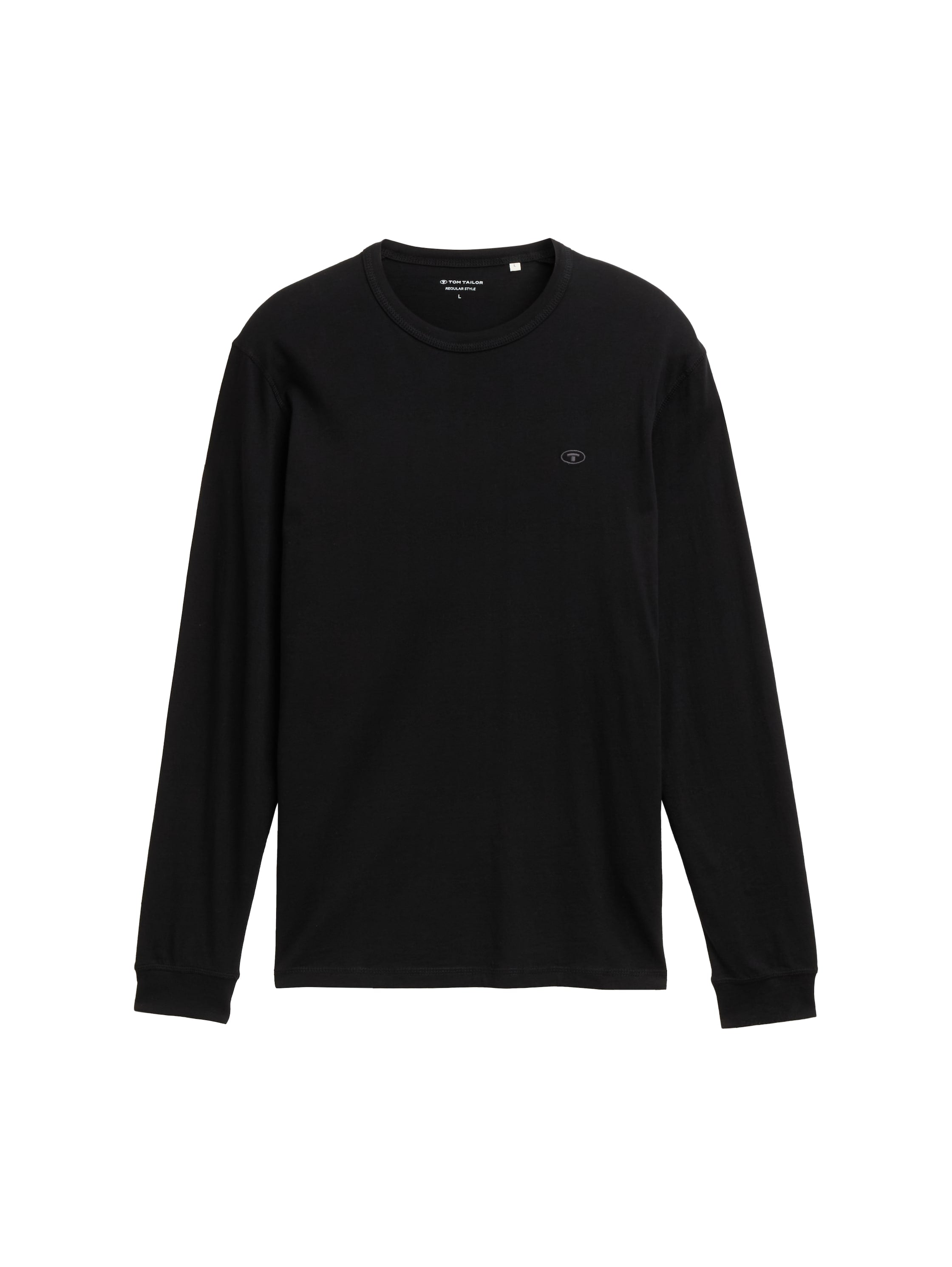 Tom Tailor Basic Longsleeve Erwachsene Männlich Logo-Stickerei