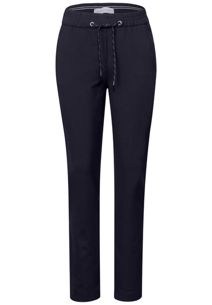 Cecil Jersey-Hose Damen Bequemer Casual Fit Sportiver Stil
