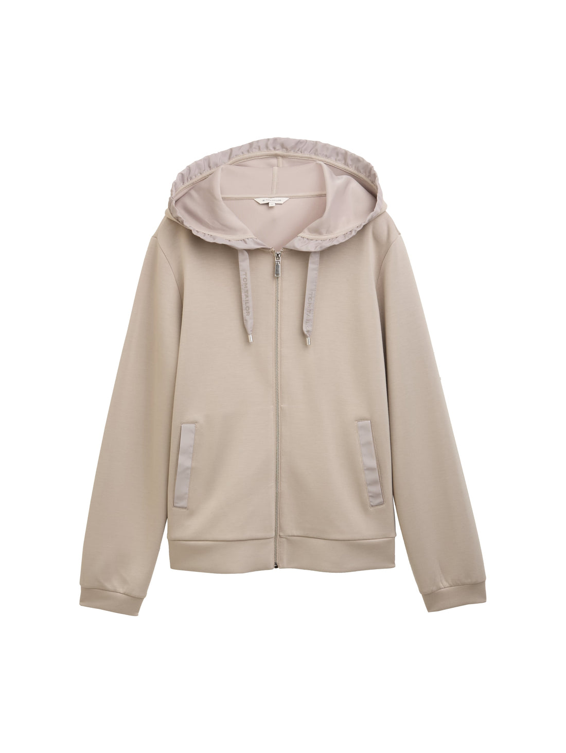 Tom Tailor Denim Hoodie Sweatshirtjacke Damen Scuba-Stoff