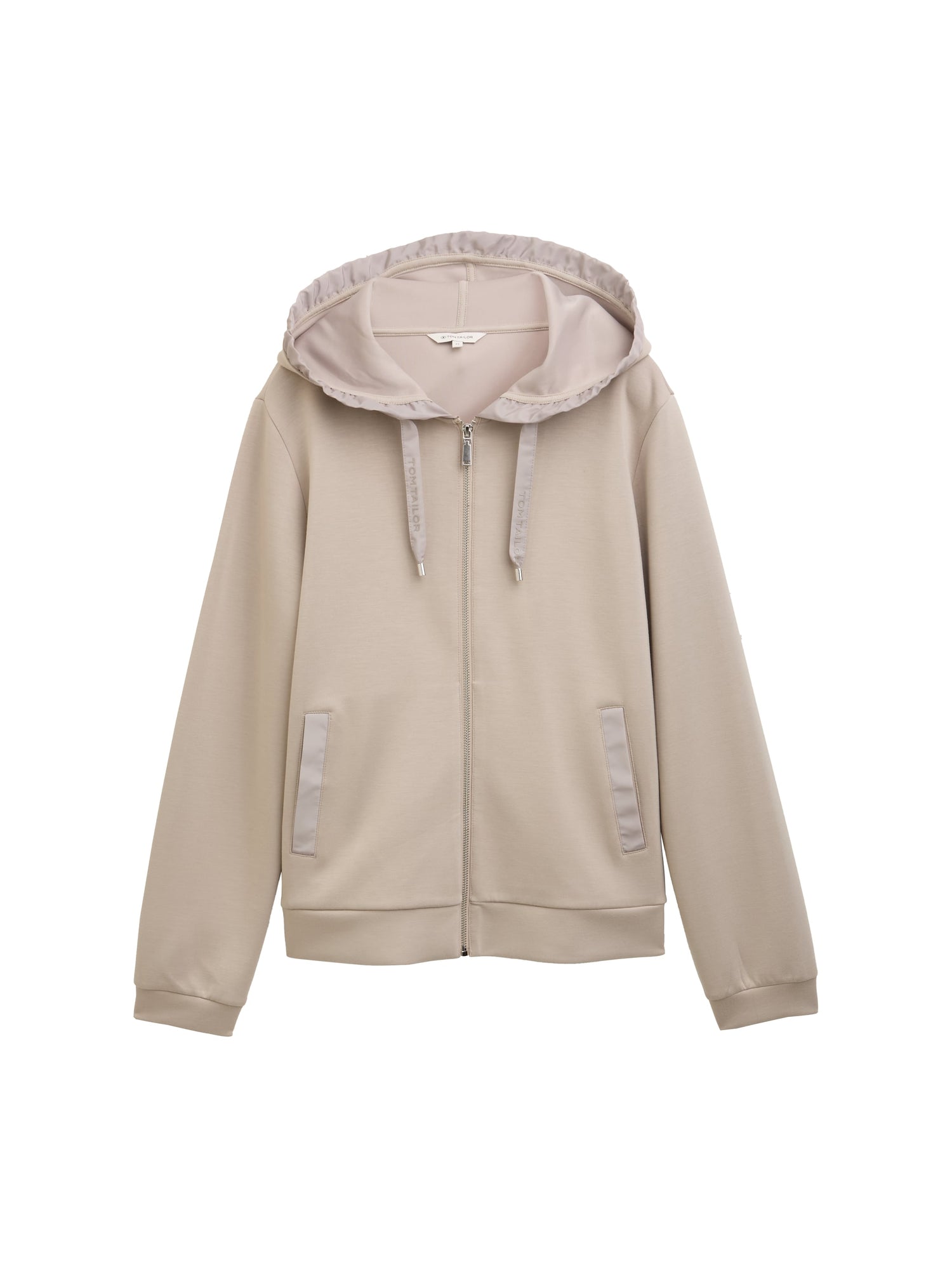 Tom Tailor Denim Hoodie Sweatshirtjacke Damen Scuba-Stoff