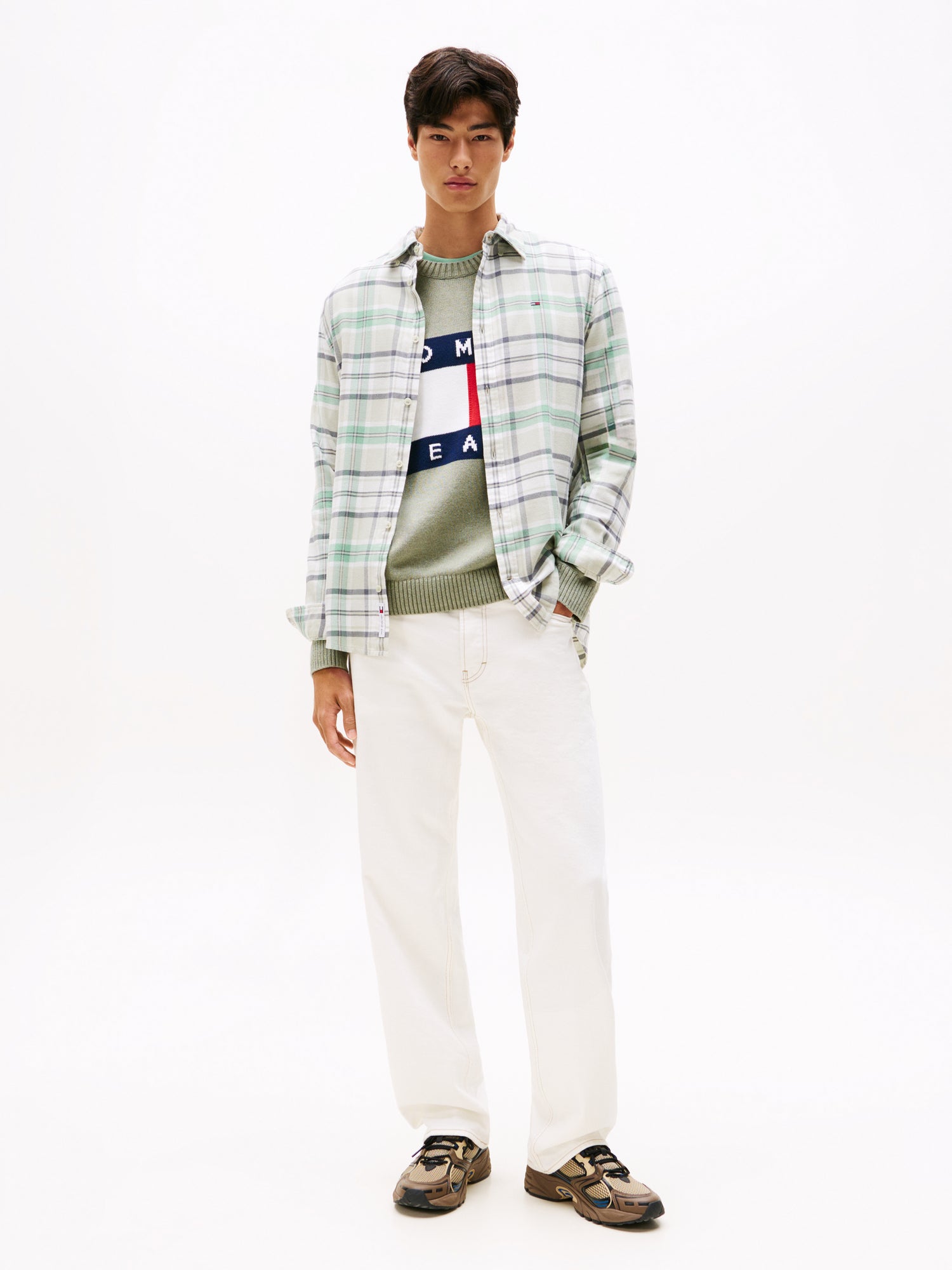 Sportswear Division Herren T-Shirt Checkered Cotton