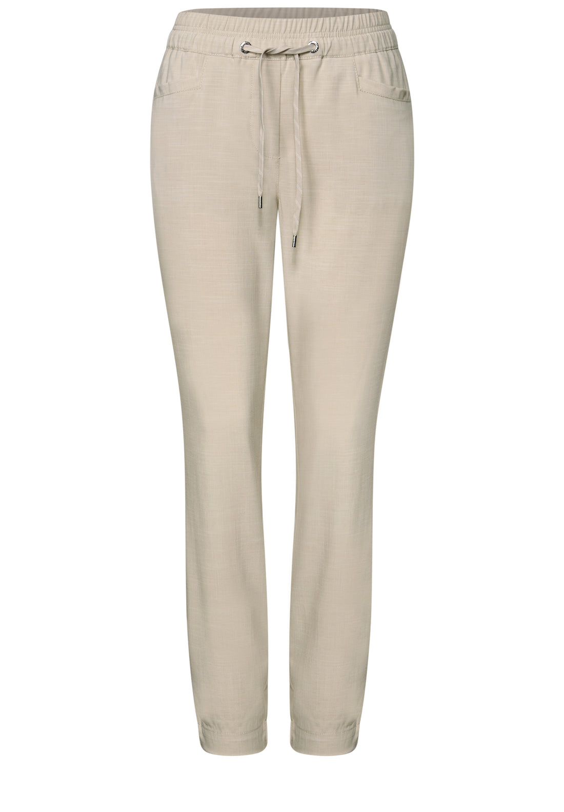 CECIL Melange Hose Damen Loose Fit Slim Legs