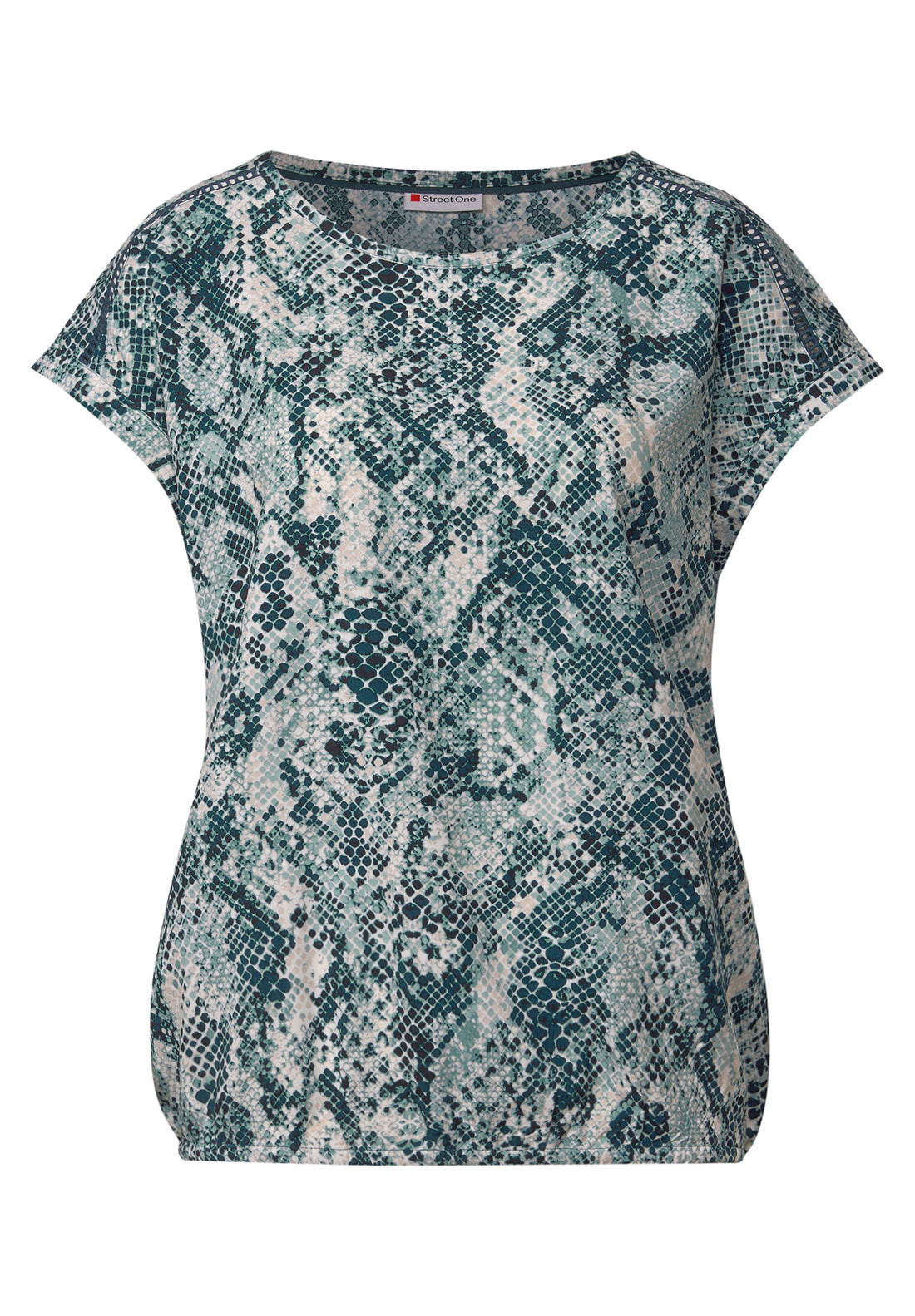 Street One Blusenshirt Damen Grafisches Muster Entspannte Passform