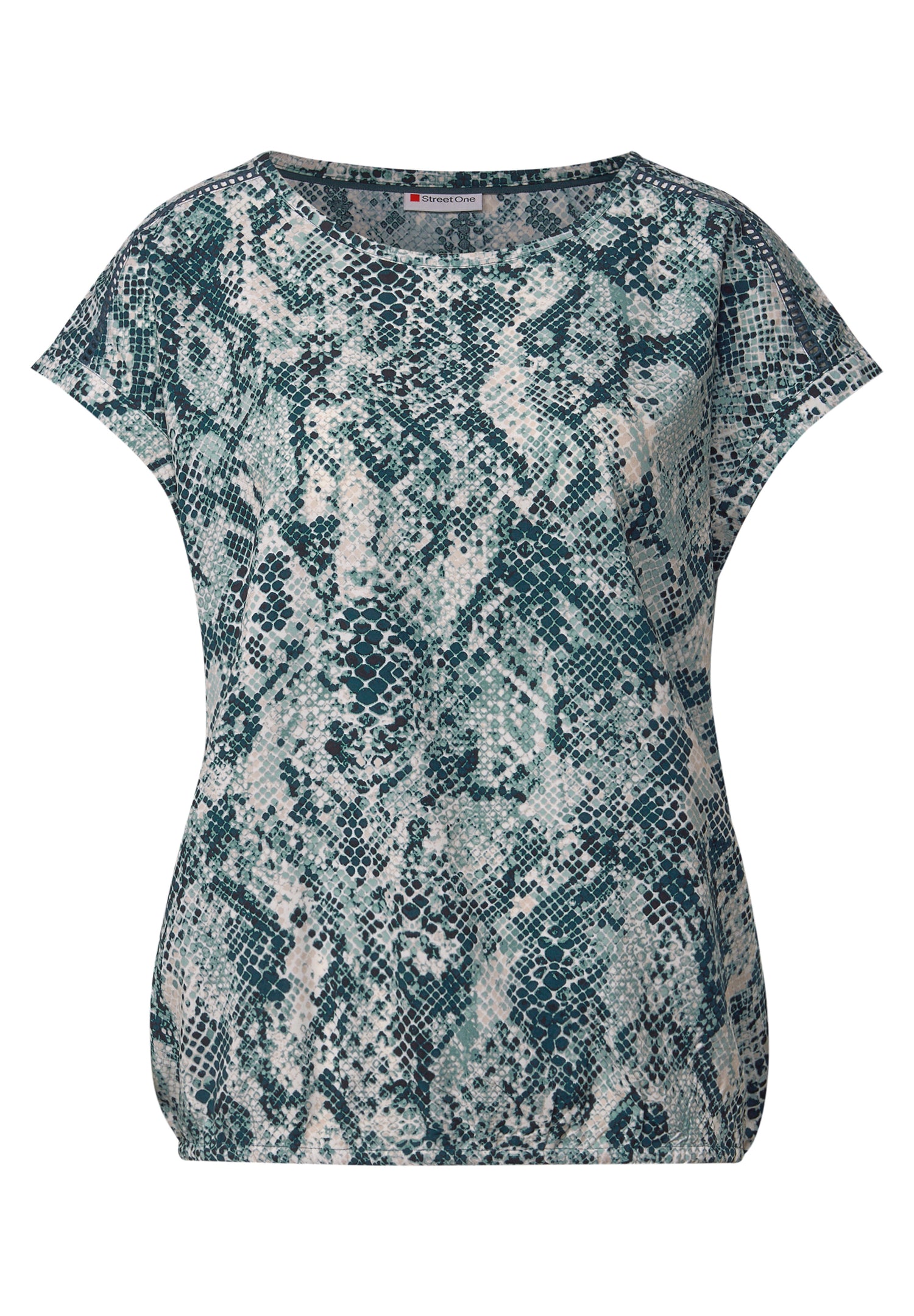 Street One Blusenshirt Damen Grafisches Muster Entspannte Passform