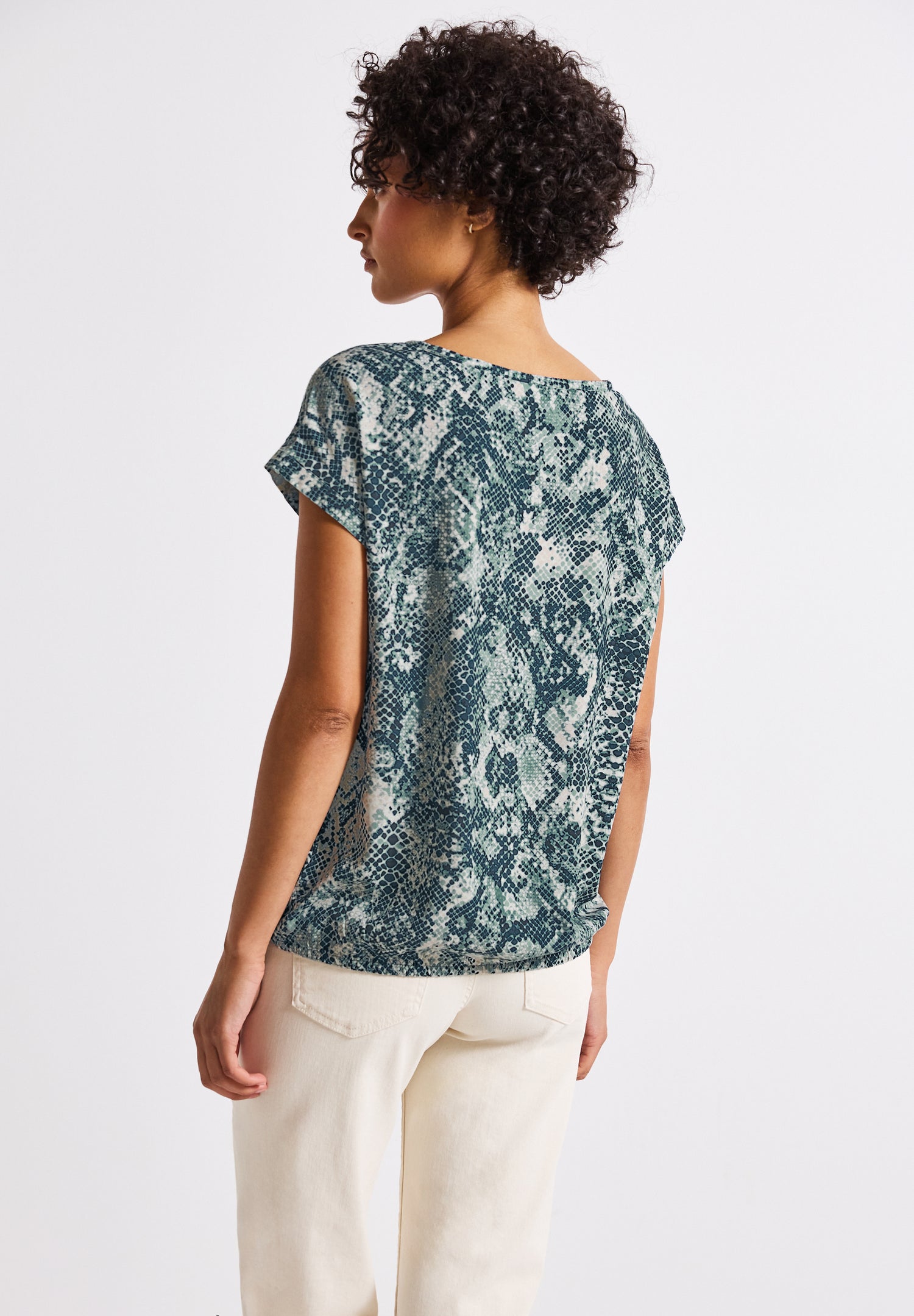 Street One Blusenshirt Damen Grafisches Muster Entspannte Passform