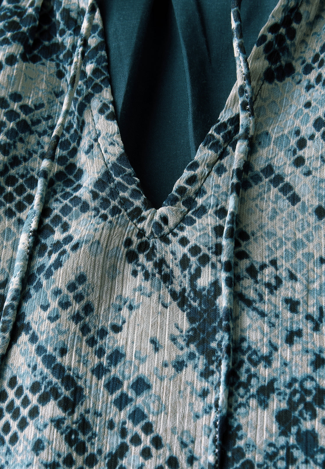Street One Chiffonbluse Damen Grafisches Muster Leicht Langarm
