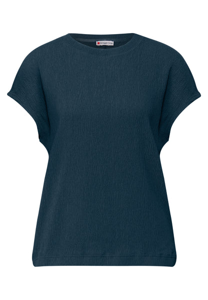Street One Sommershirt Damen Modischer Strukturmix