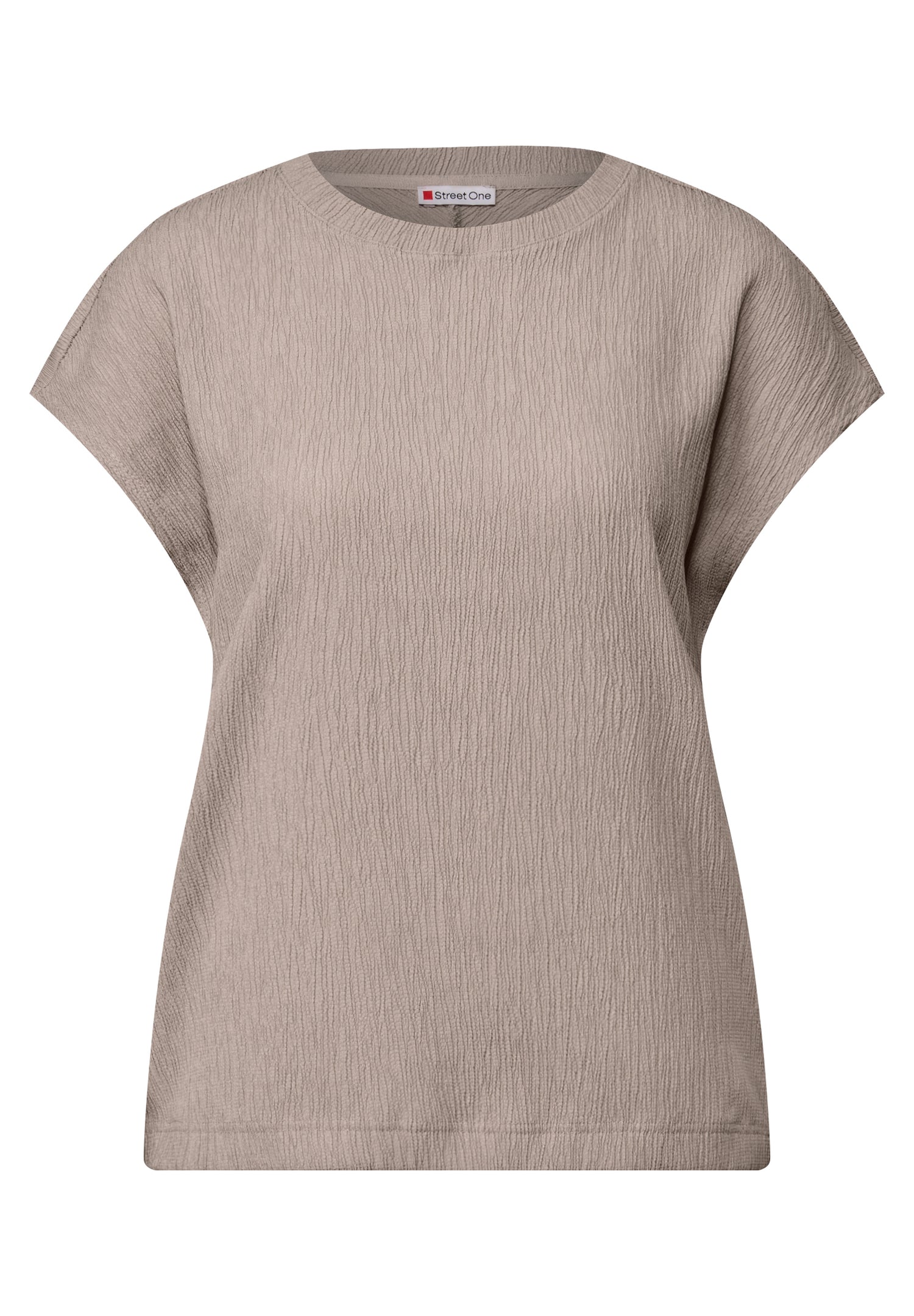 Street One Sommershirt Damen Modischer Strukturmix