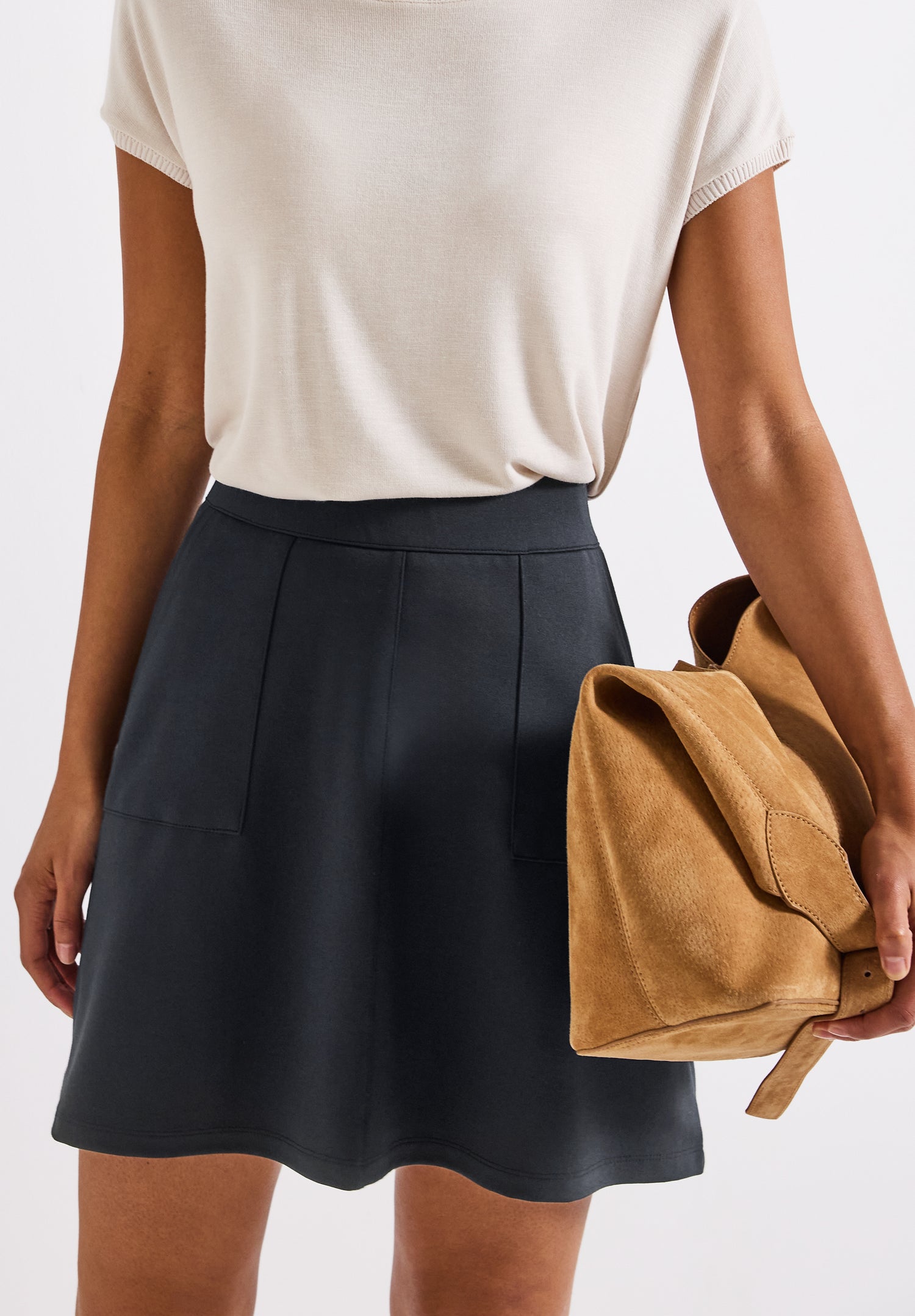 Street One Damen Rock Lou Elastischer Bund Jersey-Qualität