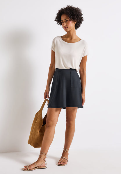 Street One Damen Rock Lou Elastischer Bund Jersey-Qualität