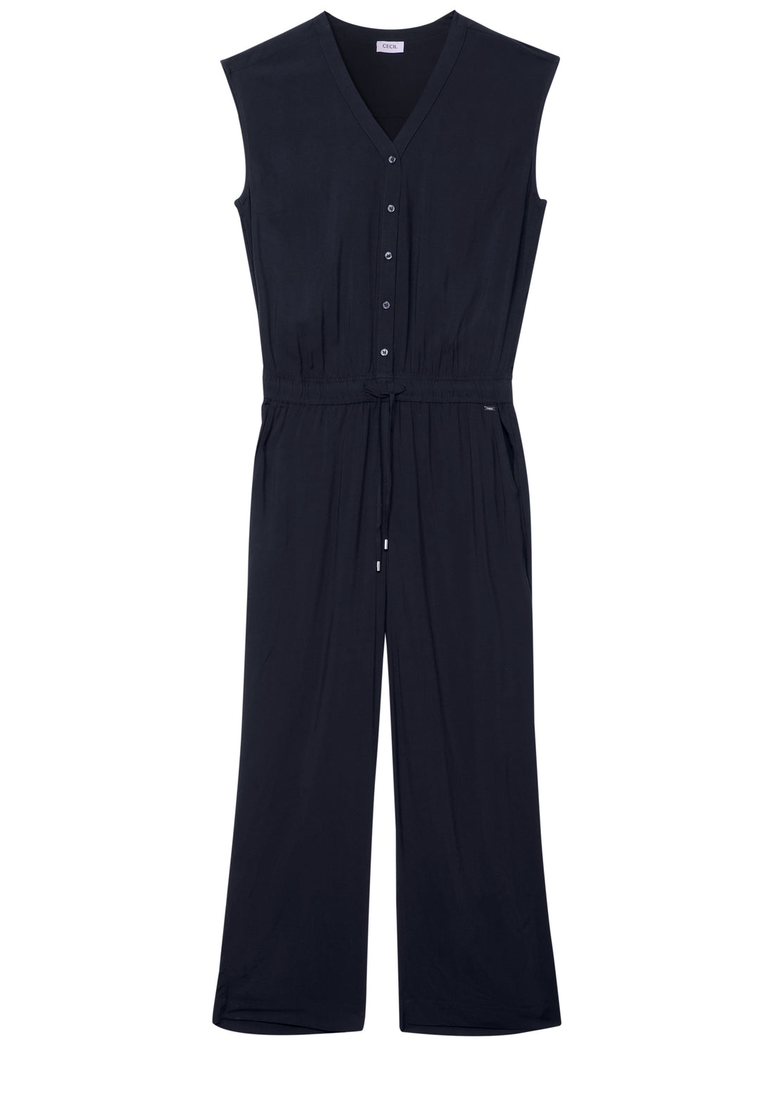 CECIL Ärmelloser Jumpsuit Damen Casual Fit mit Tunnelzug