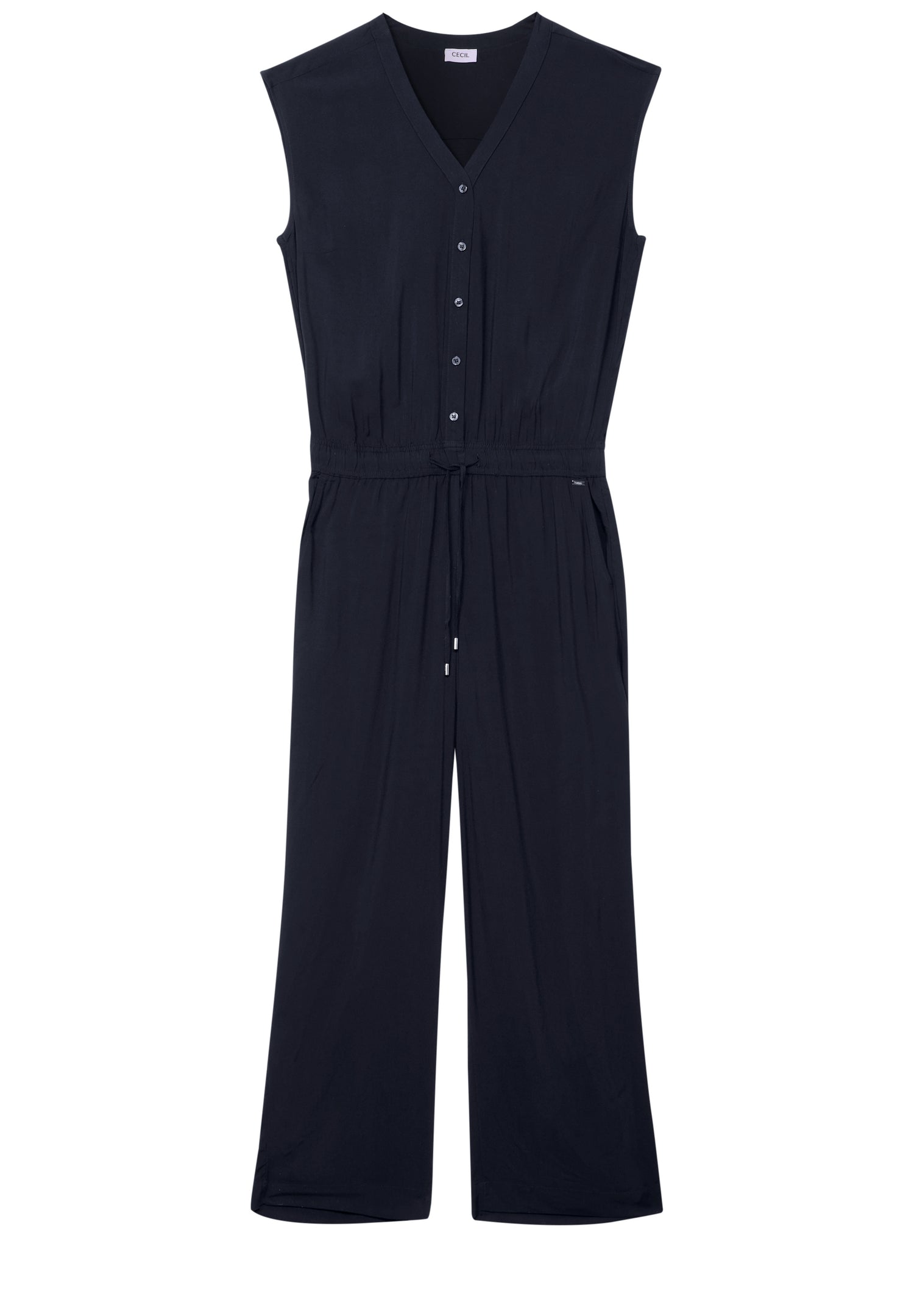 CECIL Ärmelloser Jumpsuit Damen Casual Fit mit Tunnelzug