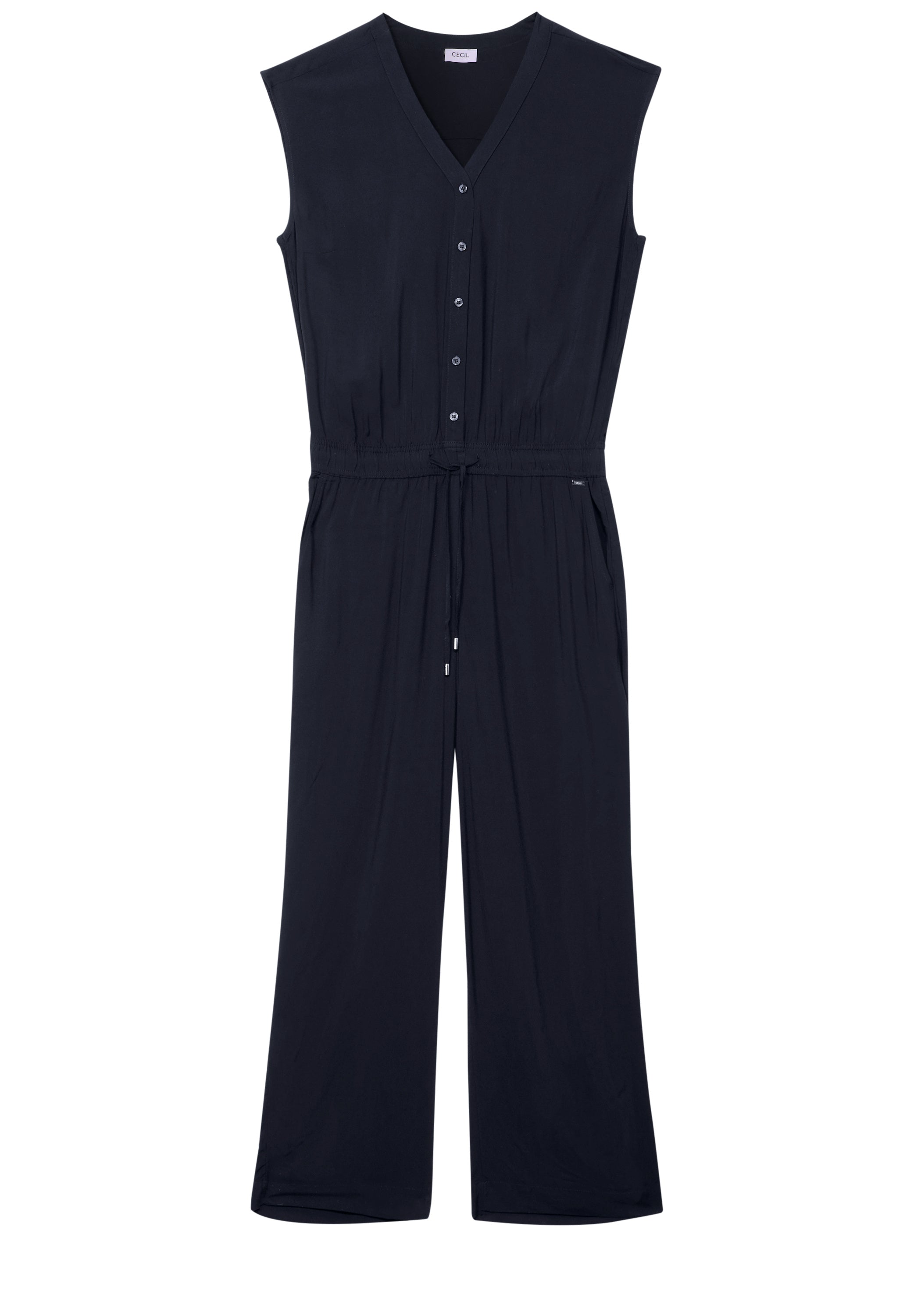 CECIL Ärmelloser Jumpsuit Damen Casual Fit mit Tunnelzug