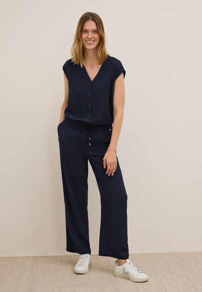 CECIL Ärmelloser Jumpsuit Damen Casual Fit mit Tunnelzug