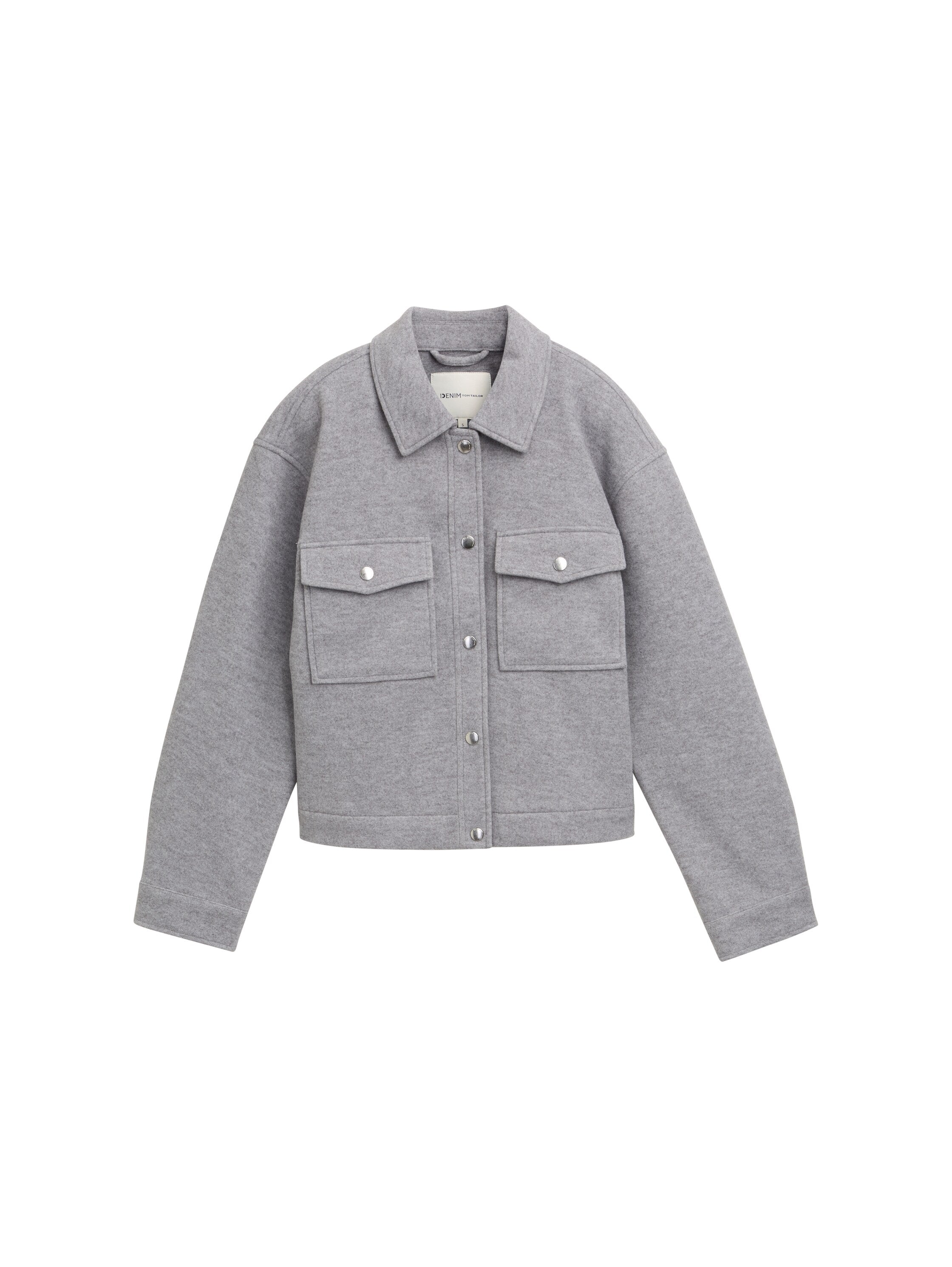 Overshirt in Woll-Optik