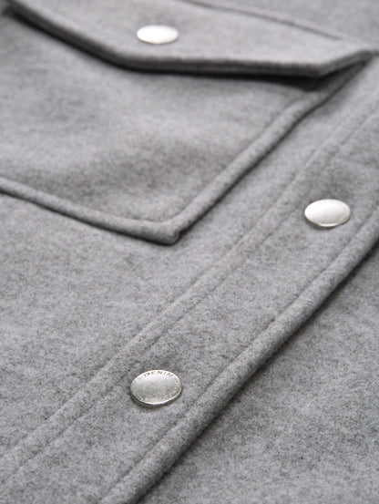 Overshirt in Woll-Optik