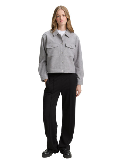 Overshirt in Woll-Optik