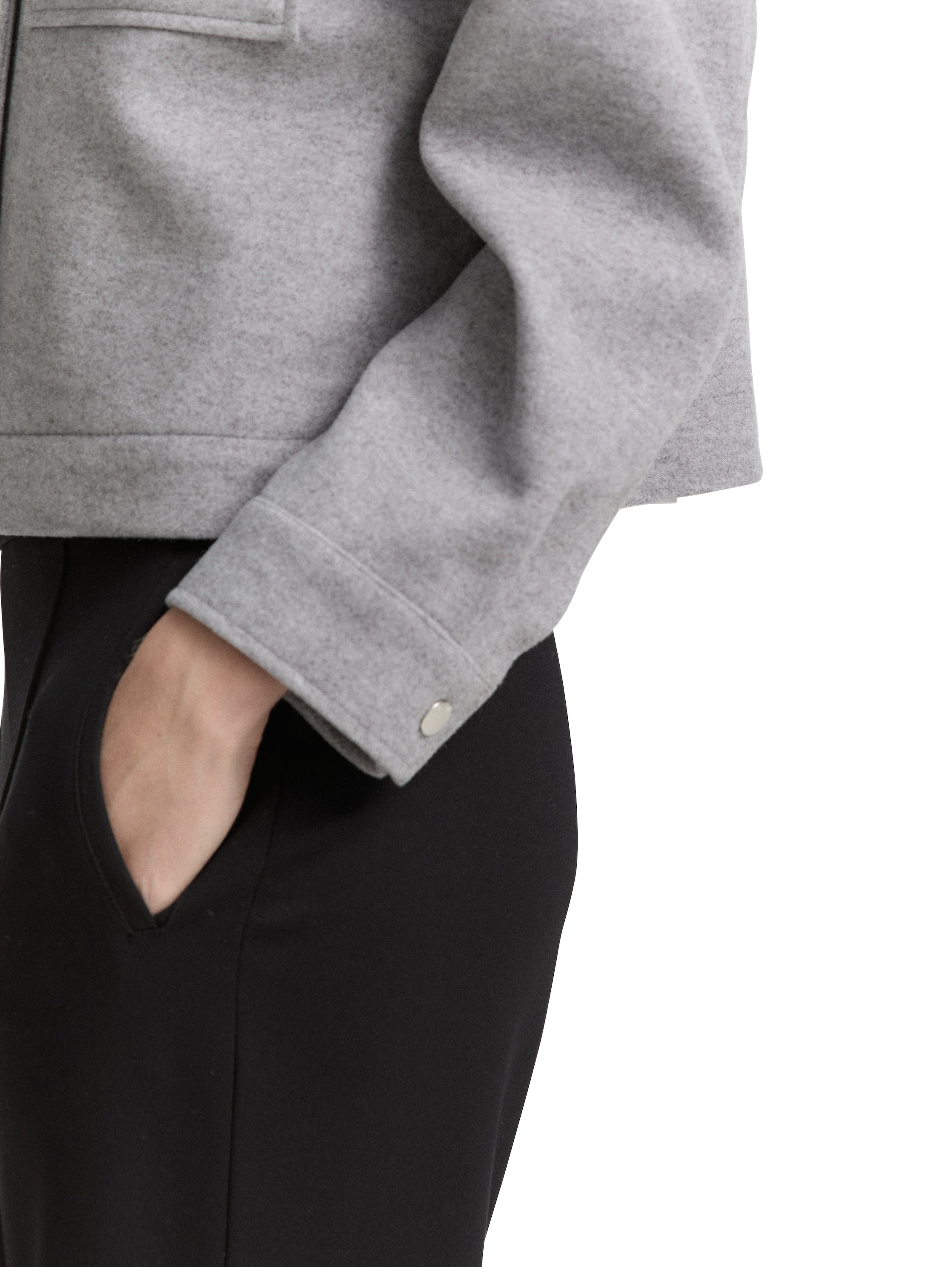 Overshirt in Woll-Optik