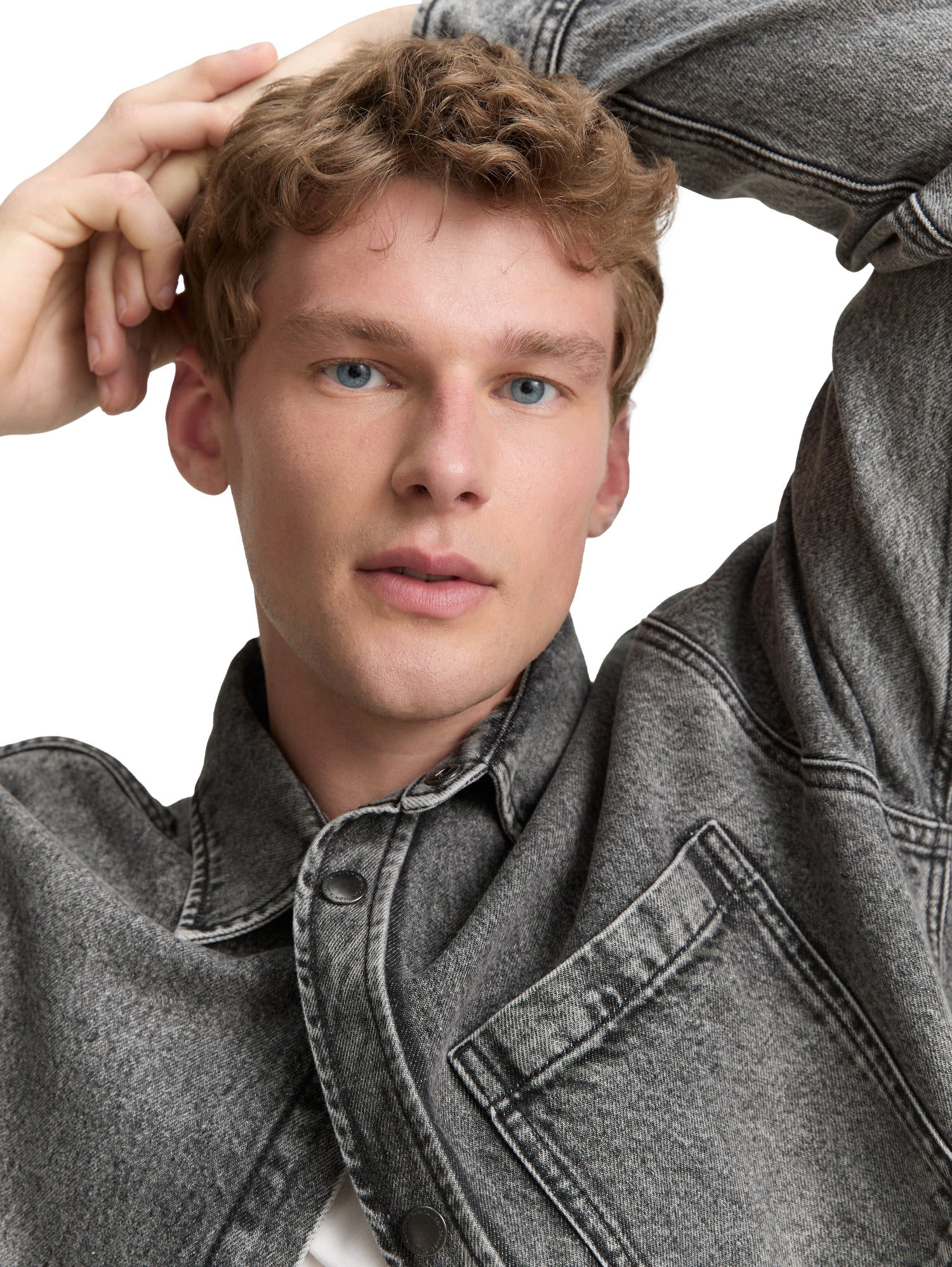 Overshirt Jeanshemd mit Brusttasche