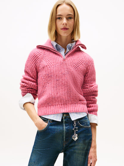 TJW NEP 1/4 ZIP SWEATER