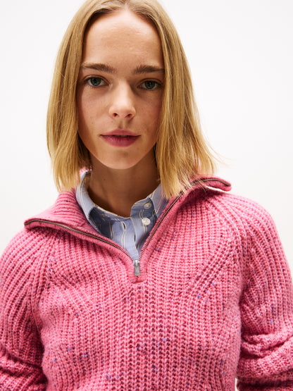 TJW NEP 1/4 ZIP SWEATER