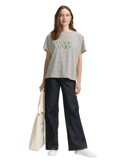 T-Shirt mit Streifenmuster