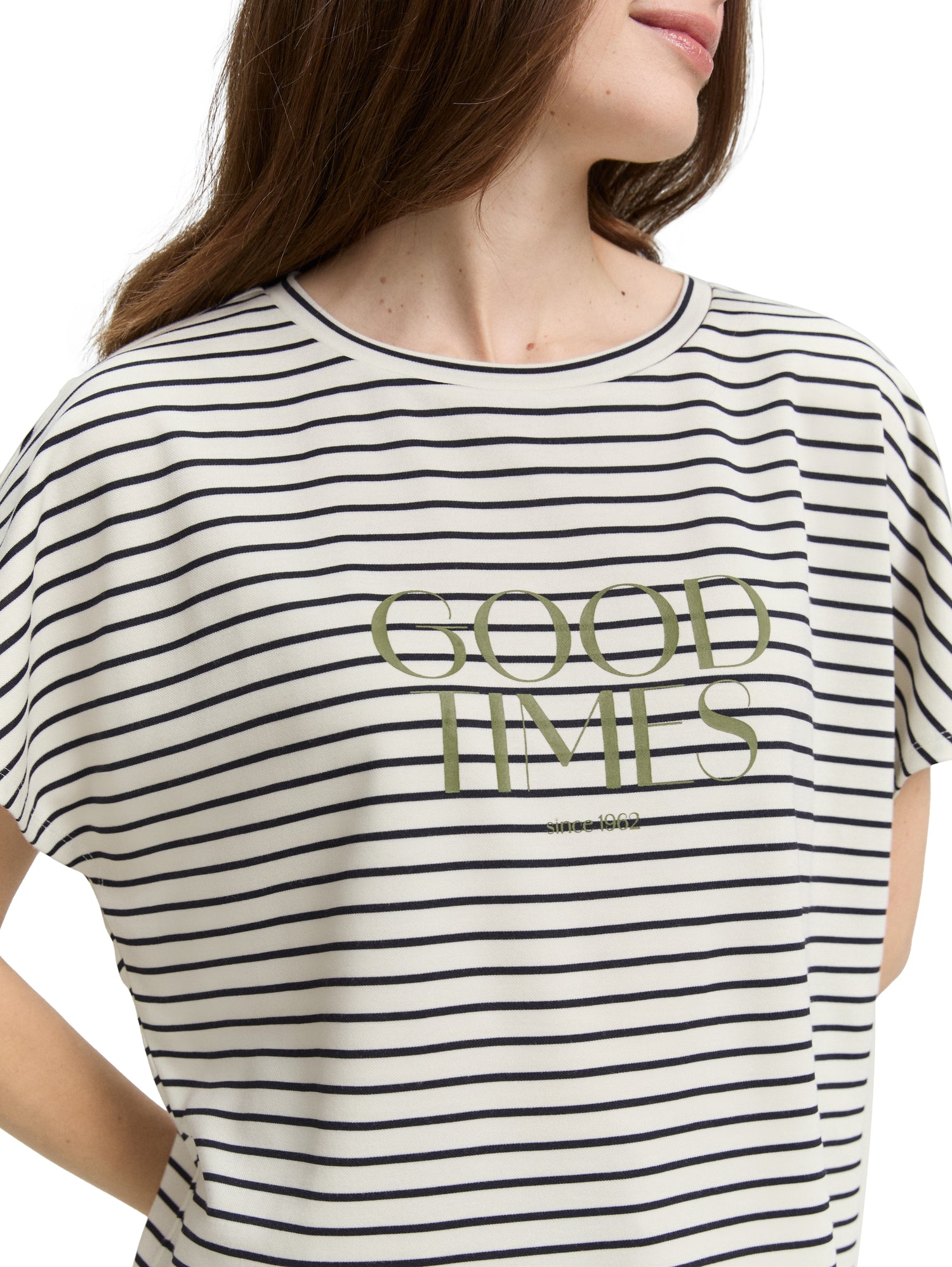 T-Shirt mit Streifenmuster