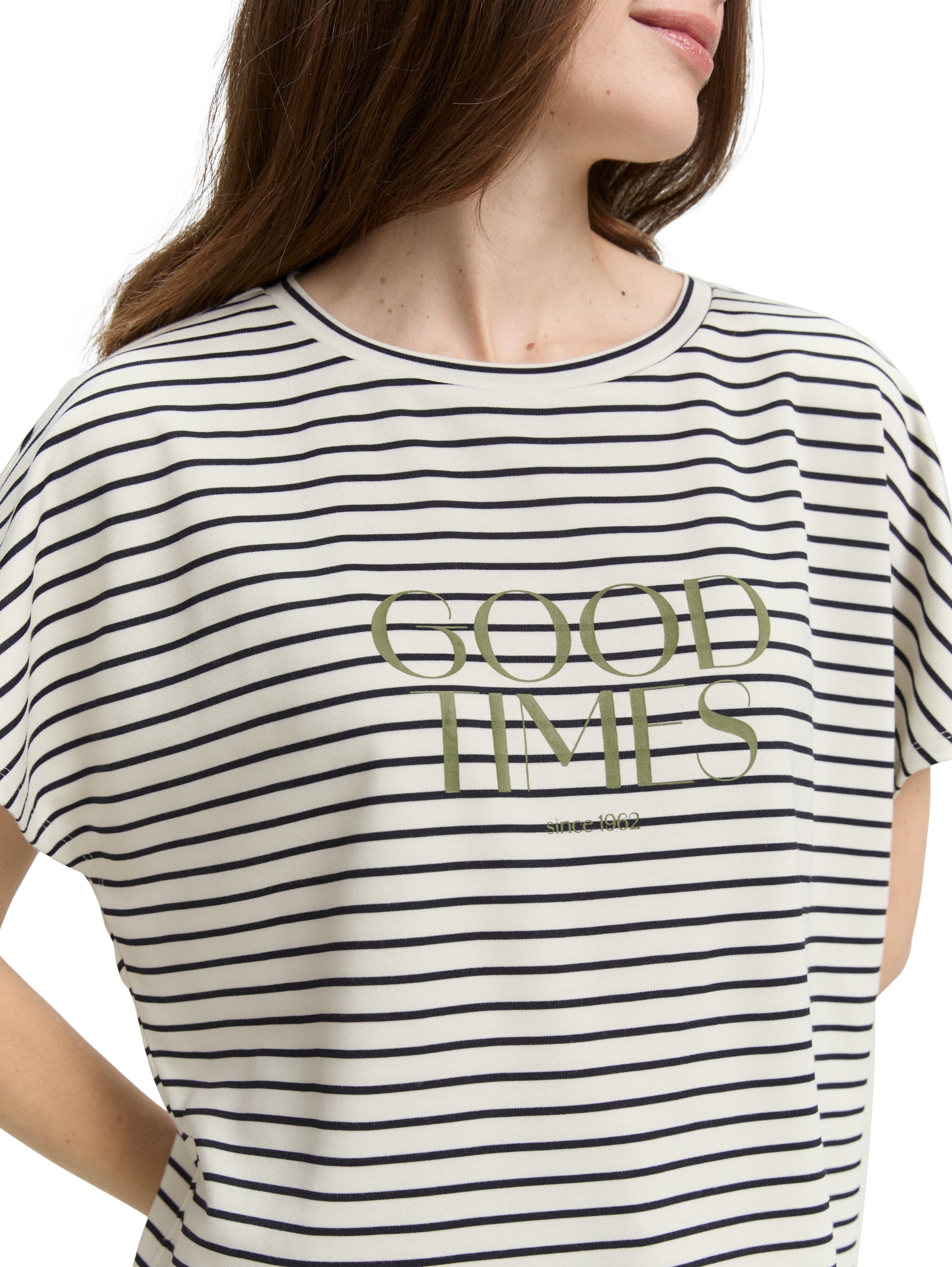 T-Shirt mit Streifenmuster