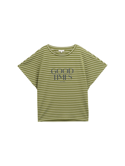 T-Shirt mit Streifenmuster