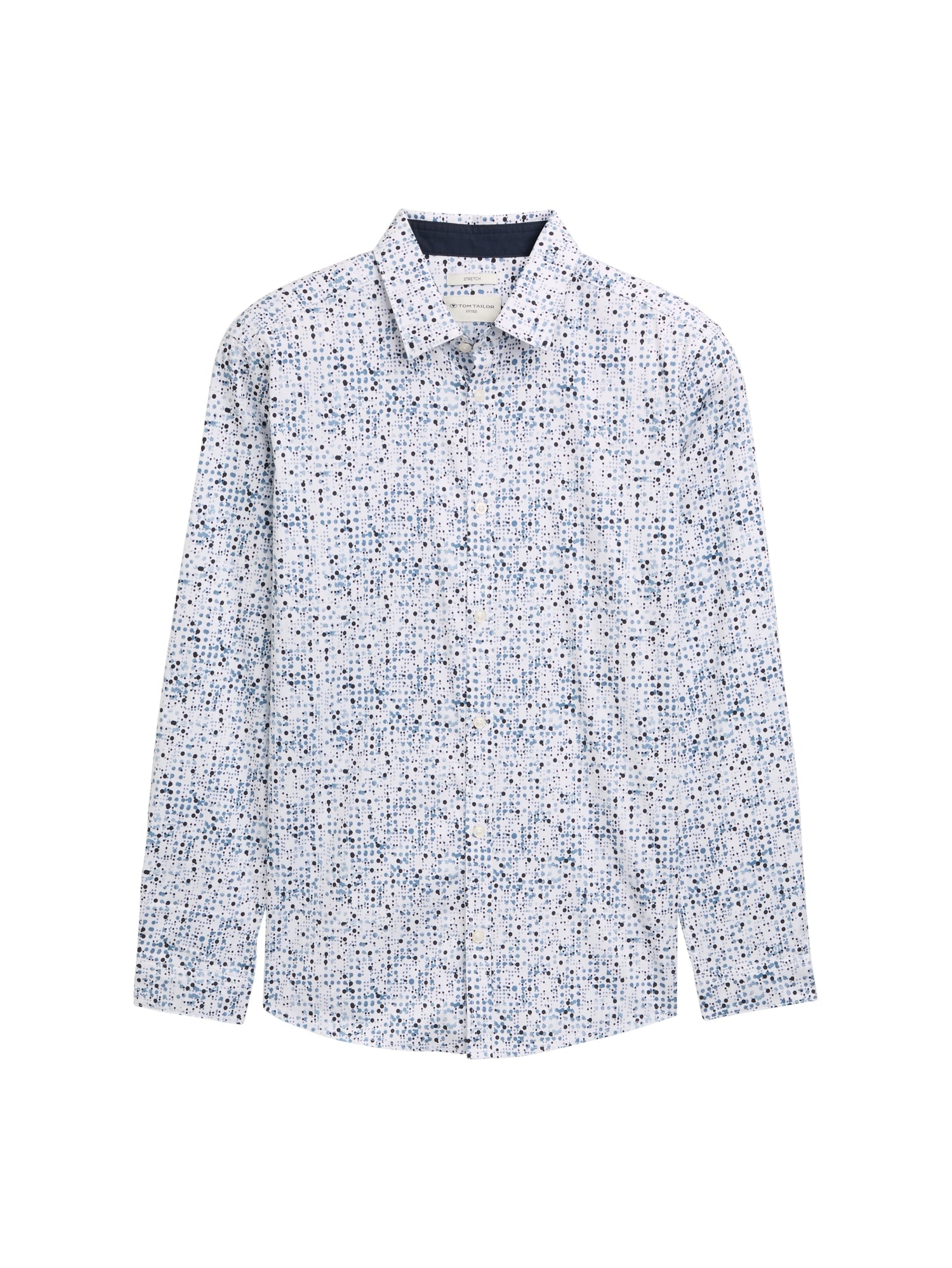 Fitted Hemd mit Muster