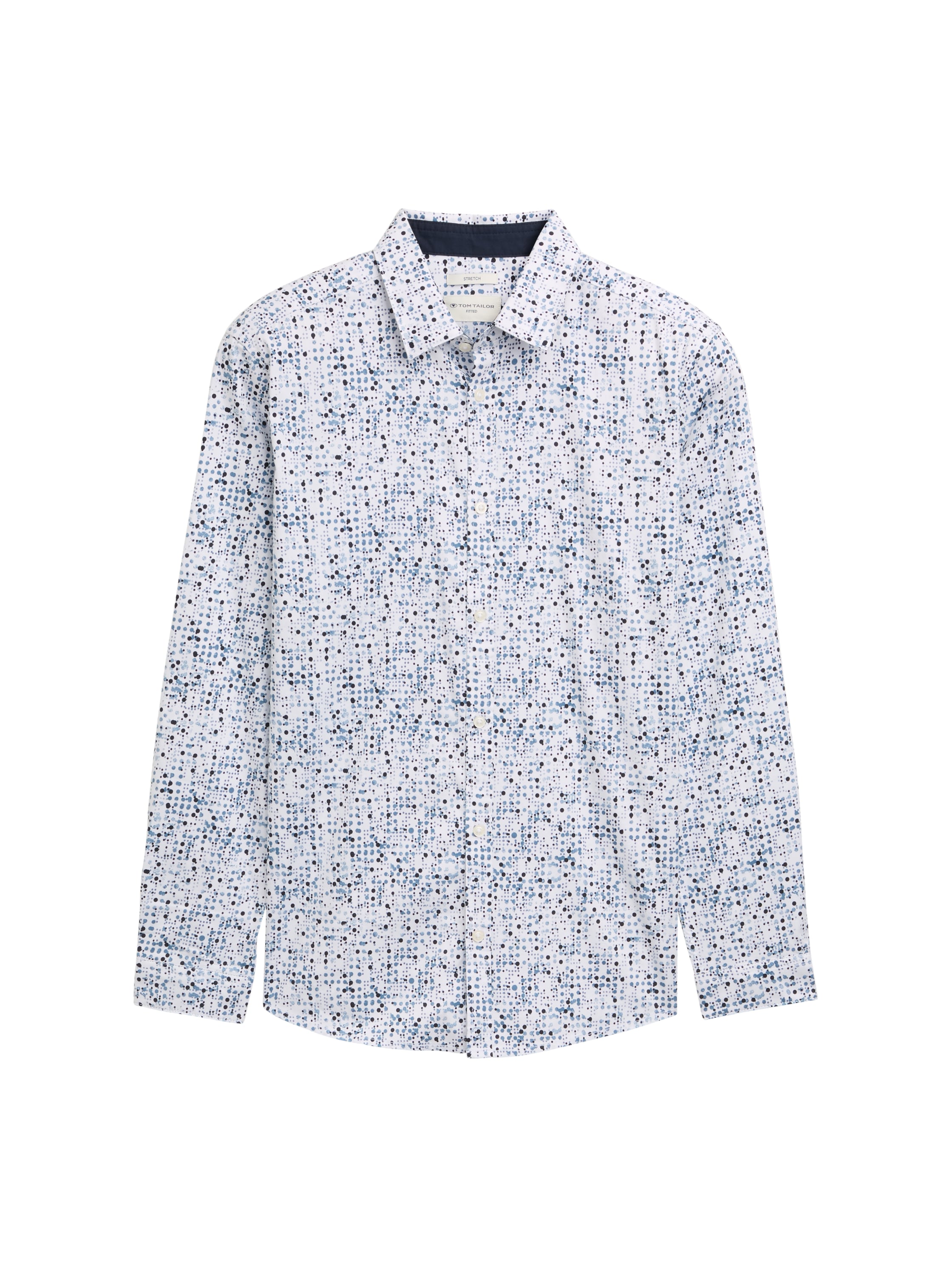 Fitted Hemd mit Muster
