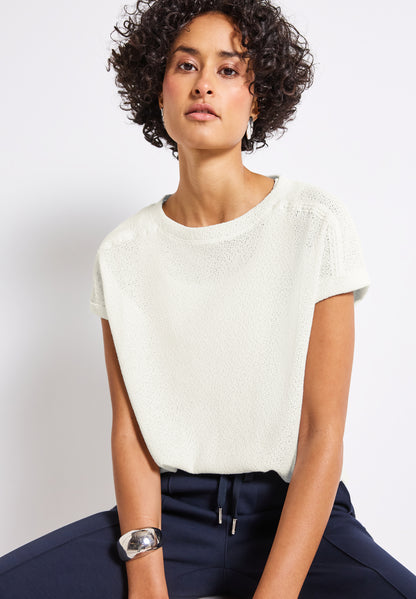 Strick-Look T-Shirt