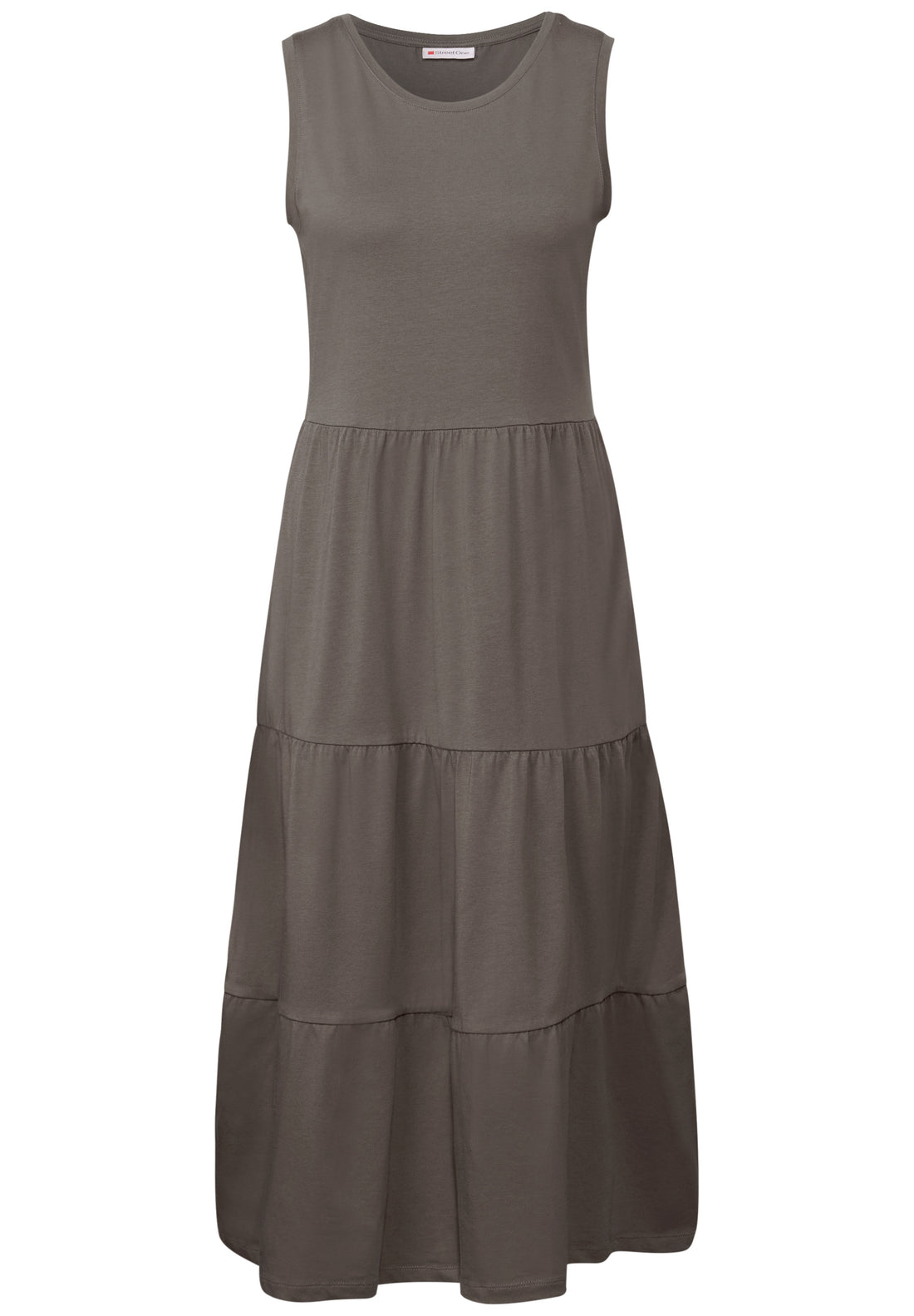 Jersey-Kleid mit Volants