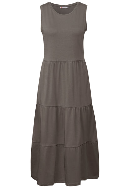 Jersey-Kleid mit Volants