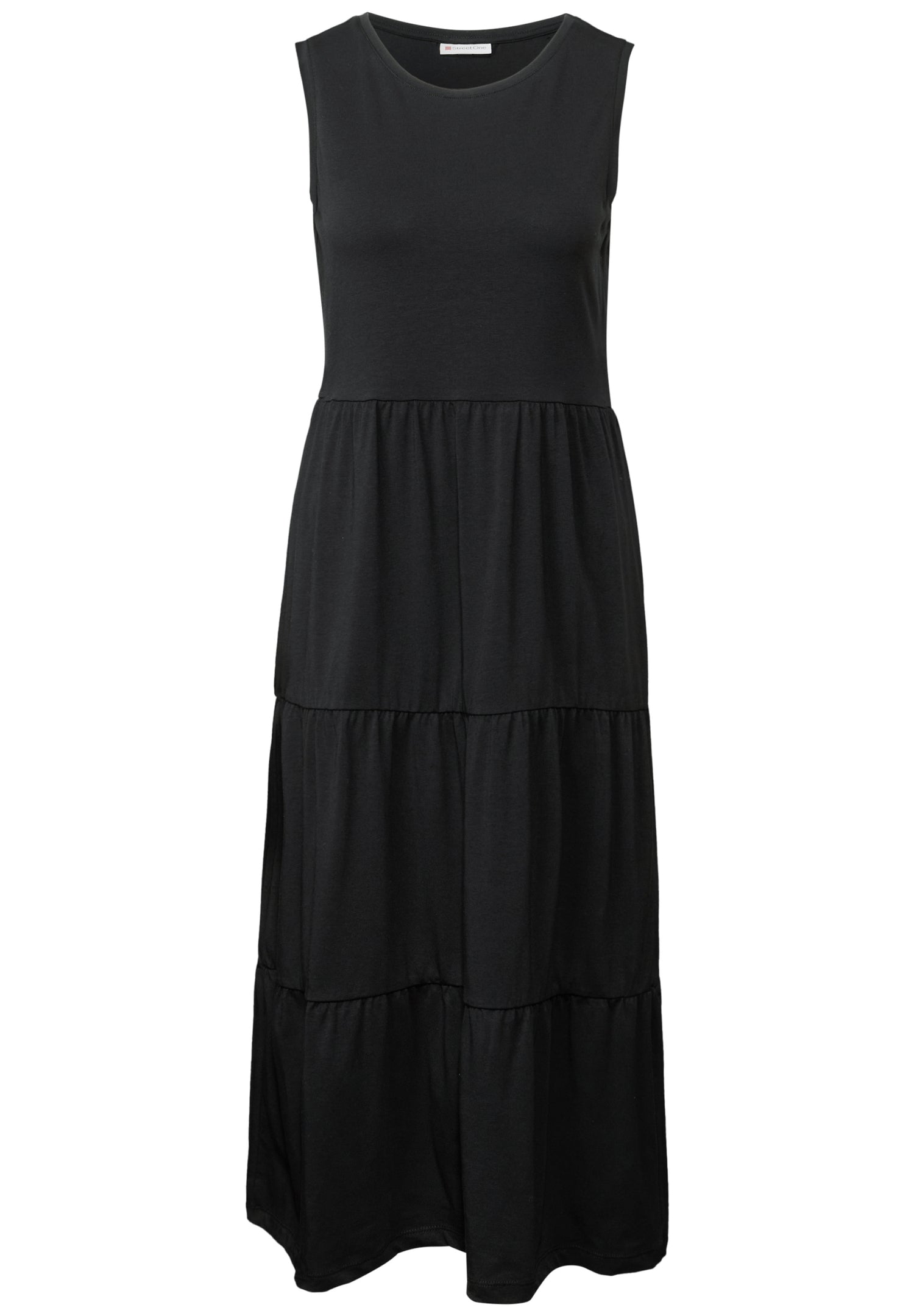 Jersey-Kleid mit Volants