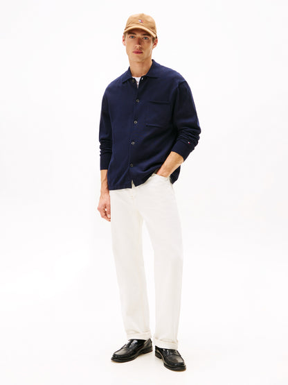 ESSENTIAL COTTON LS OVER SHIRT