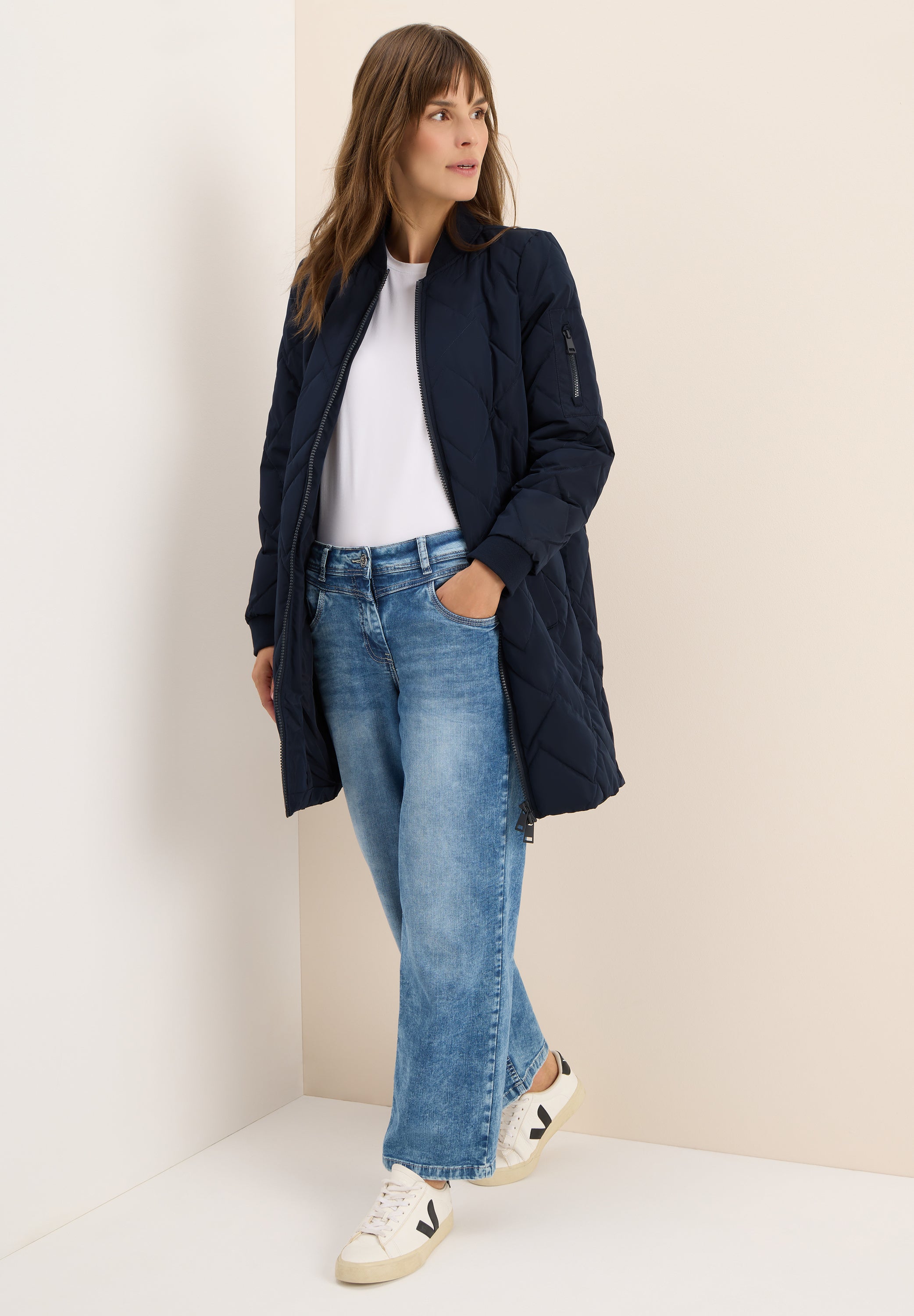 CECIL Langer Stepp-Blouson für Damen