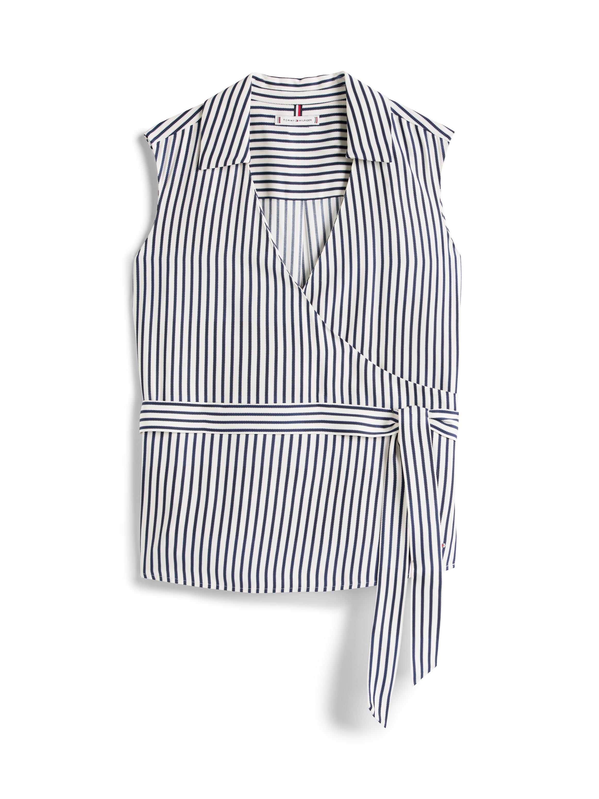 VIS TWILL NS WRAP TOP