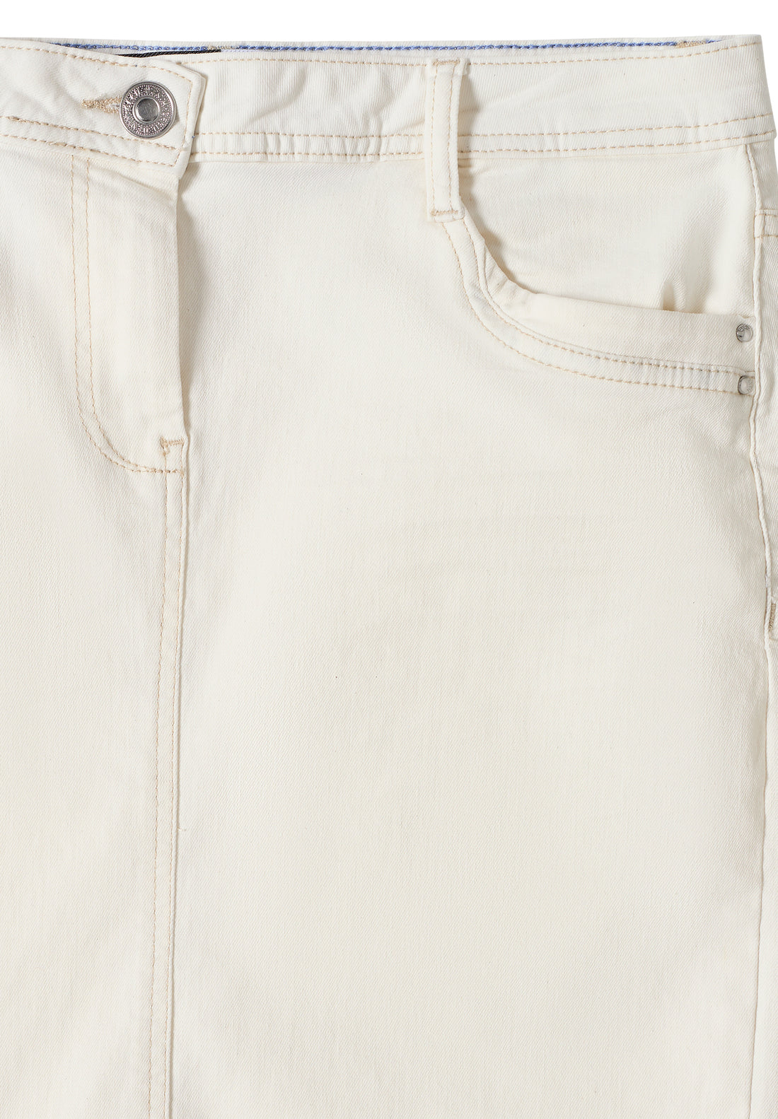 CECIL Jeansrock für Damen beige