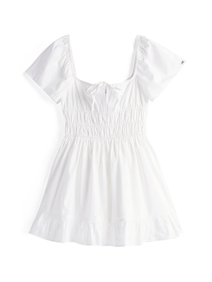 TJW ROUCHE MINI POPLIN DRESS EXT