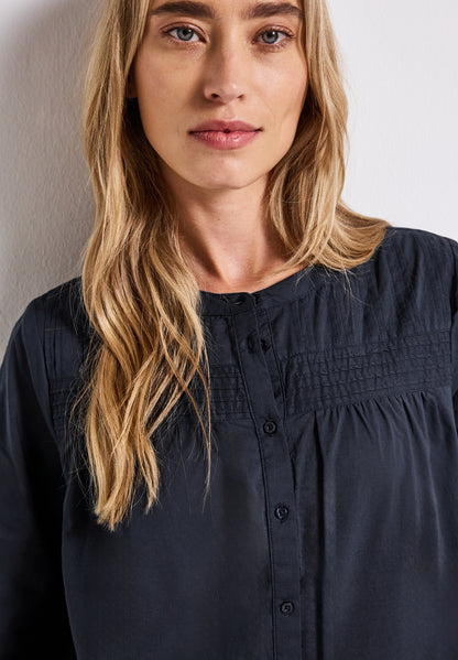 Baumwollbluse mit Details