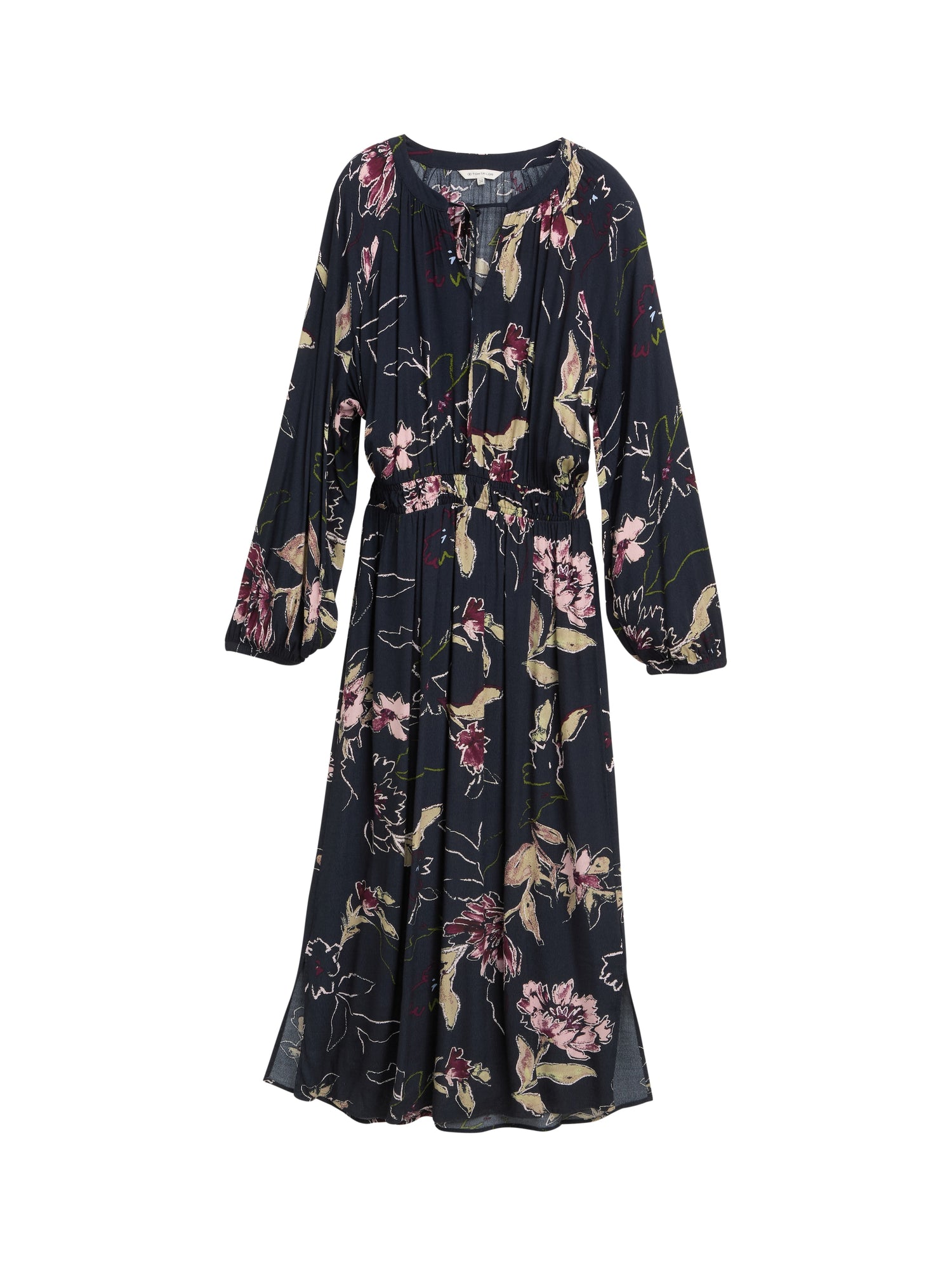 Maxi-Kleid mit Blumenmuster