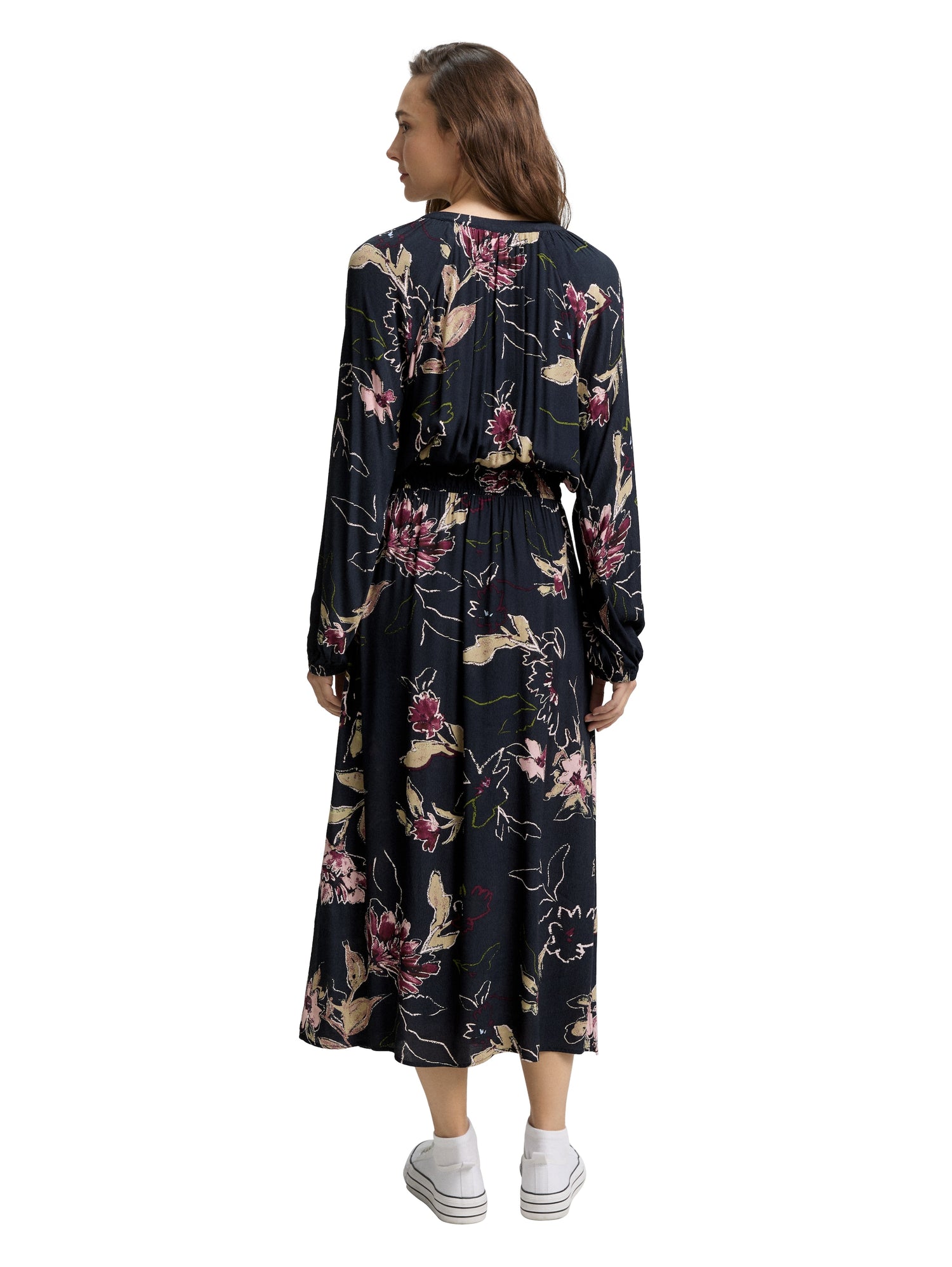 Maxi-Kleid mit Blumenmuster