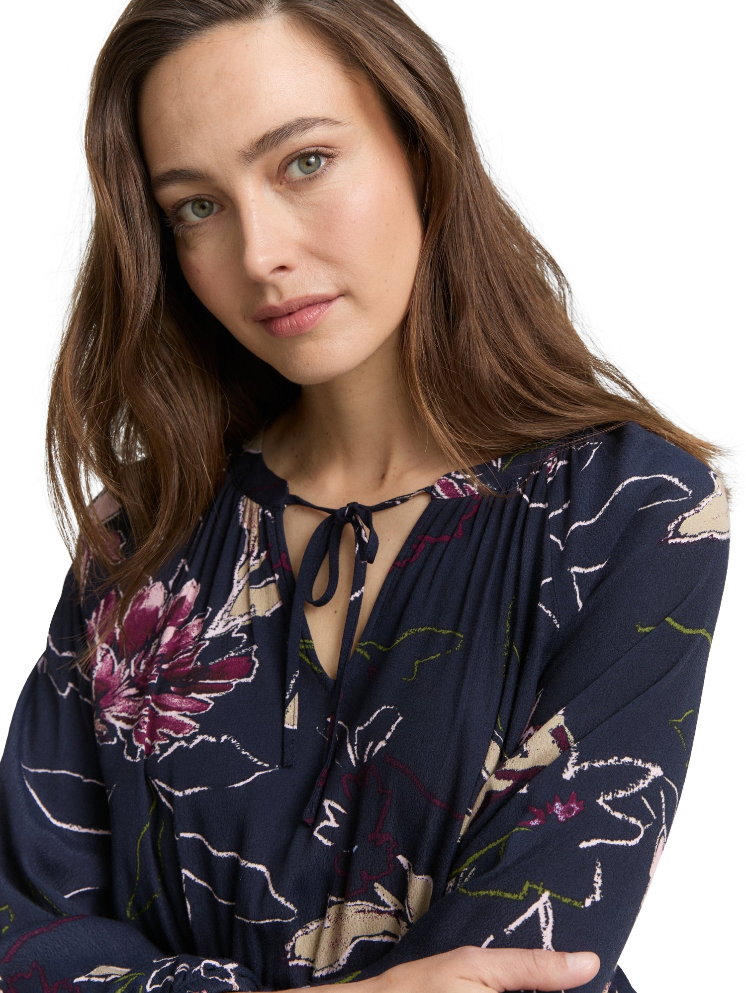 Maxi-Kleid mit Blumenmuster