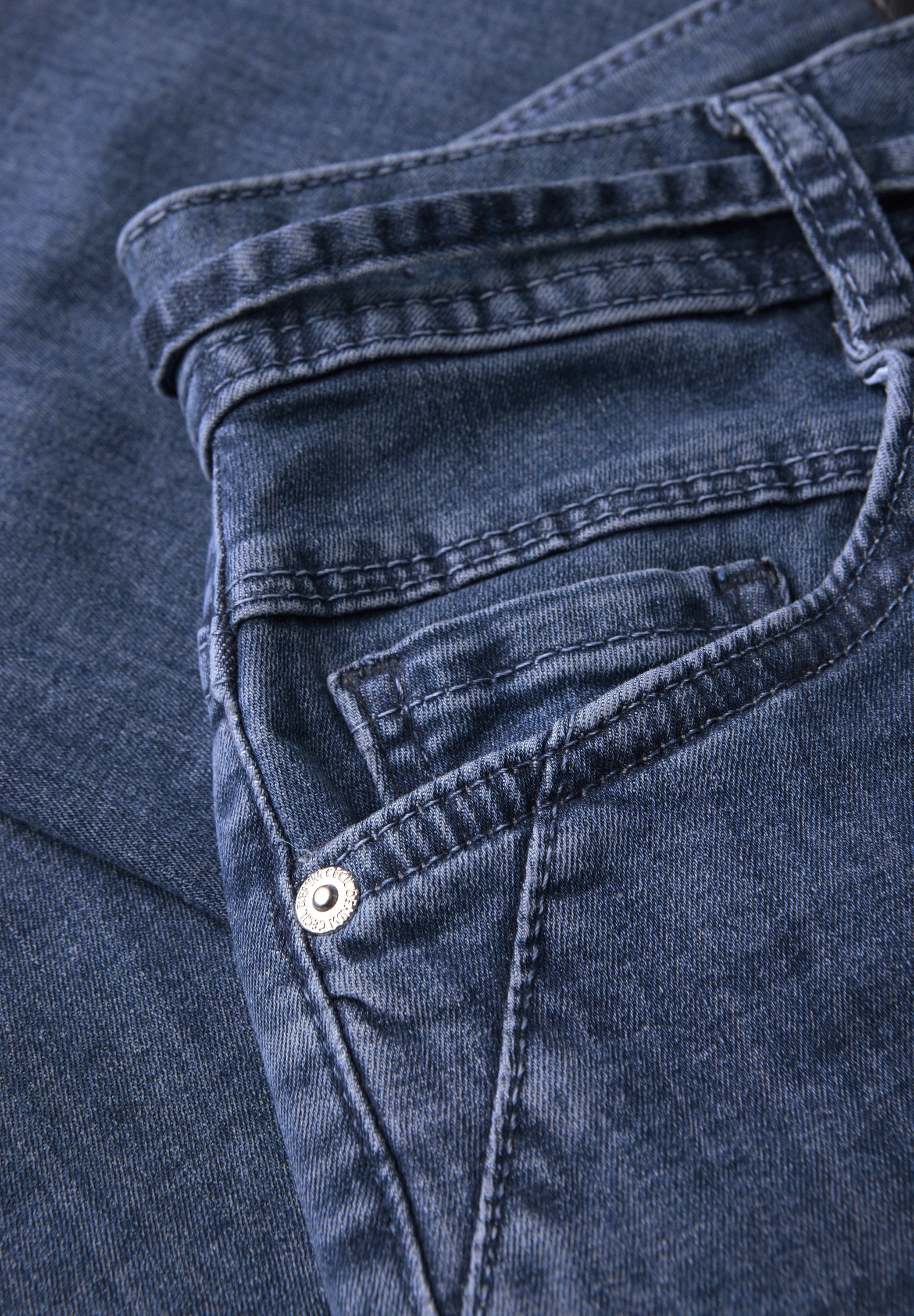 Flared Wide Leg Jeans blue