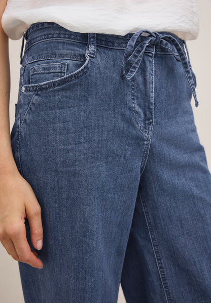 Flared Wide Leg Jeans blue